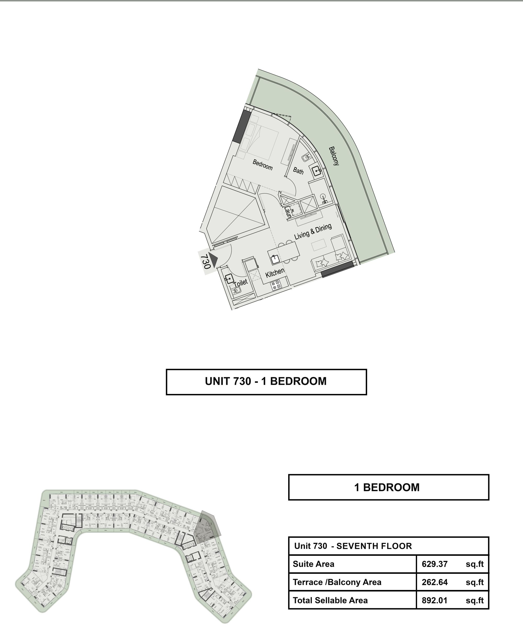 15 Cascade - 1 Bedroom Apartment