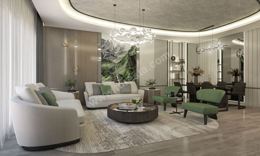 3 Bedroom Luxury apartment in Beylikdüzü | Alya Dolunay