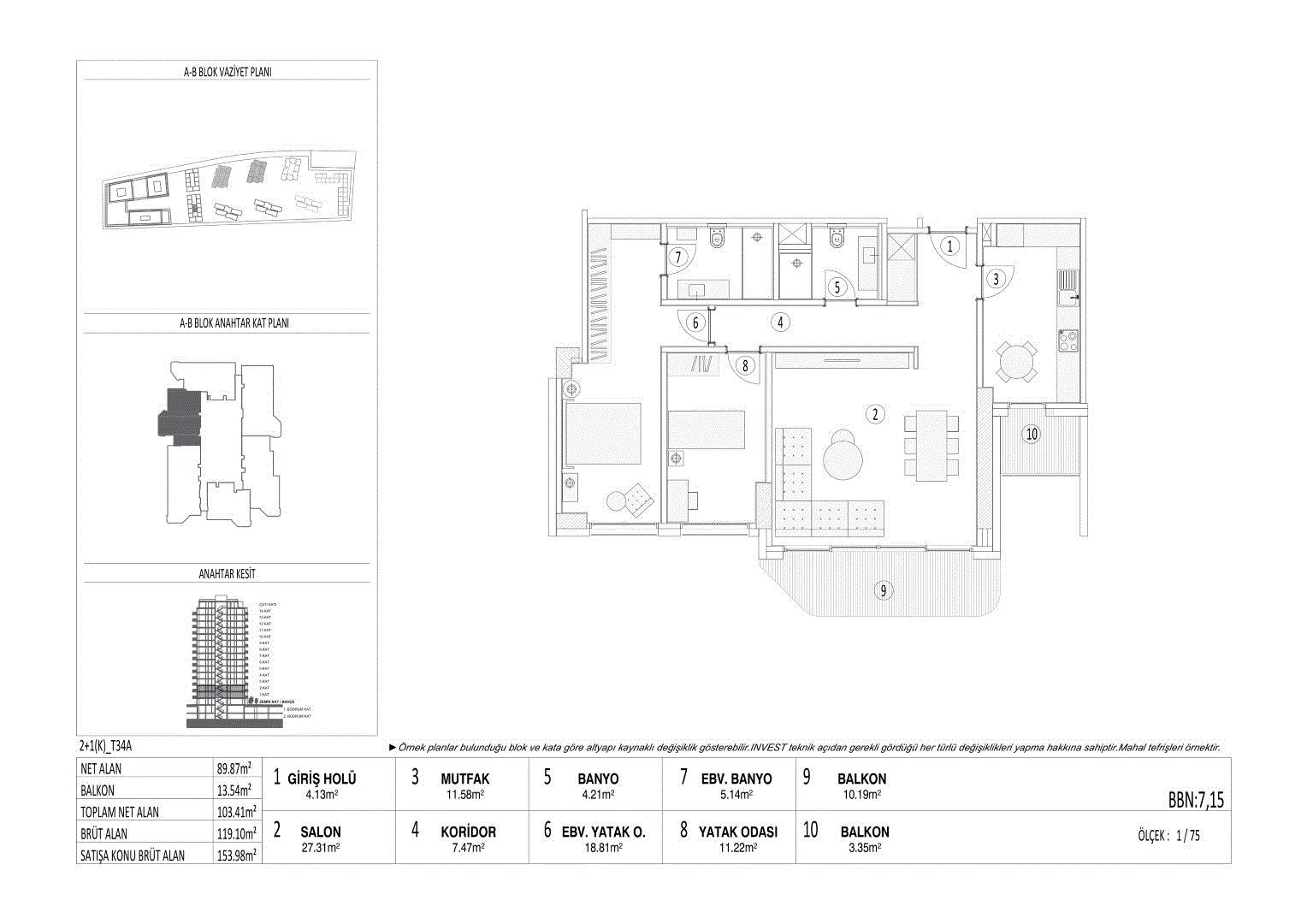 Luxury 2+1 Apartment with Belgrade Forest View in Maslak Koru Project - Closed Kitchen - Eligible for Citizenship