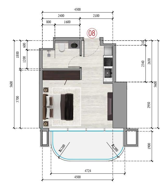 Ananda Residence - Studio - Furnished Luxury Apartments in Dubai Motor City
