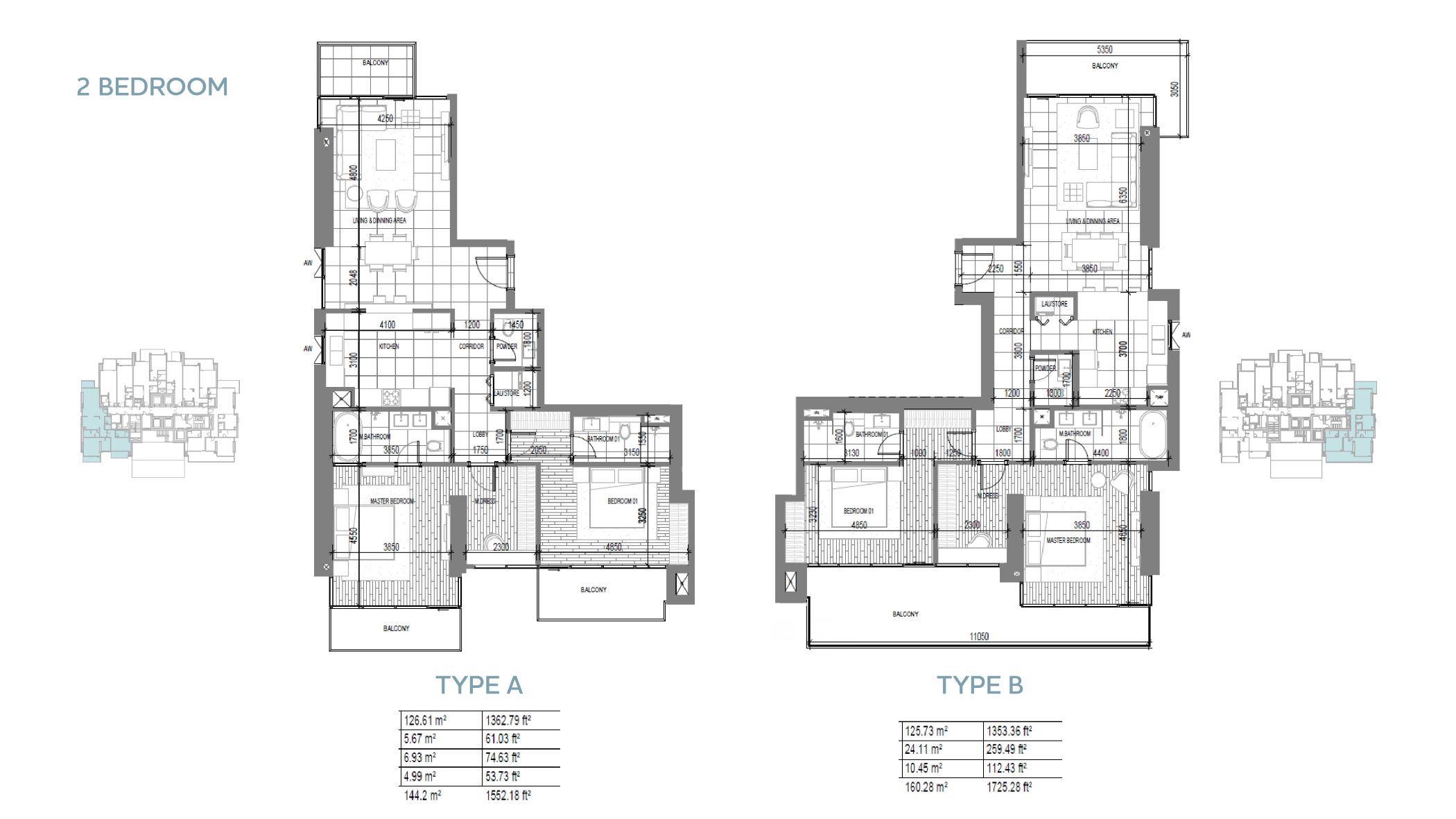 ANWA ARIA -2 Bedroom Residence