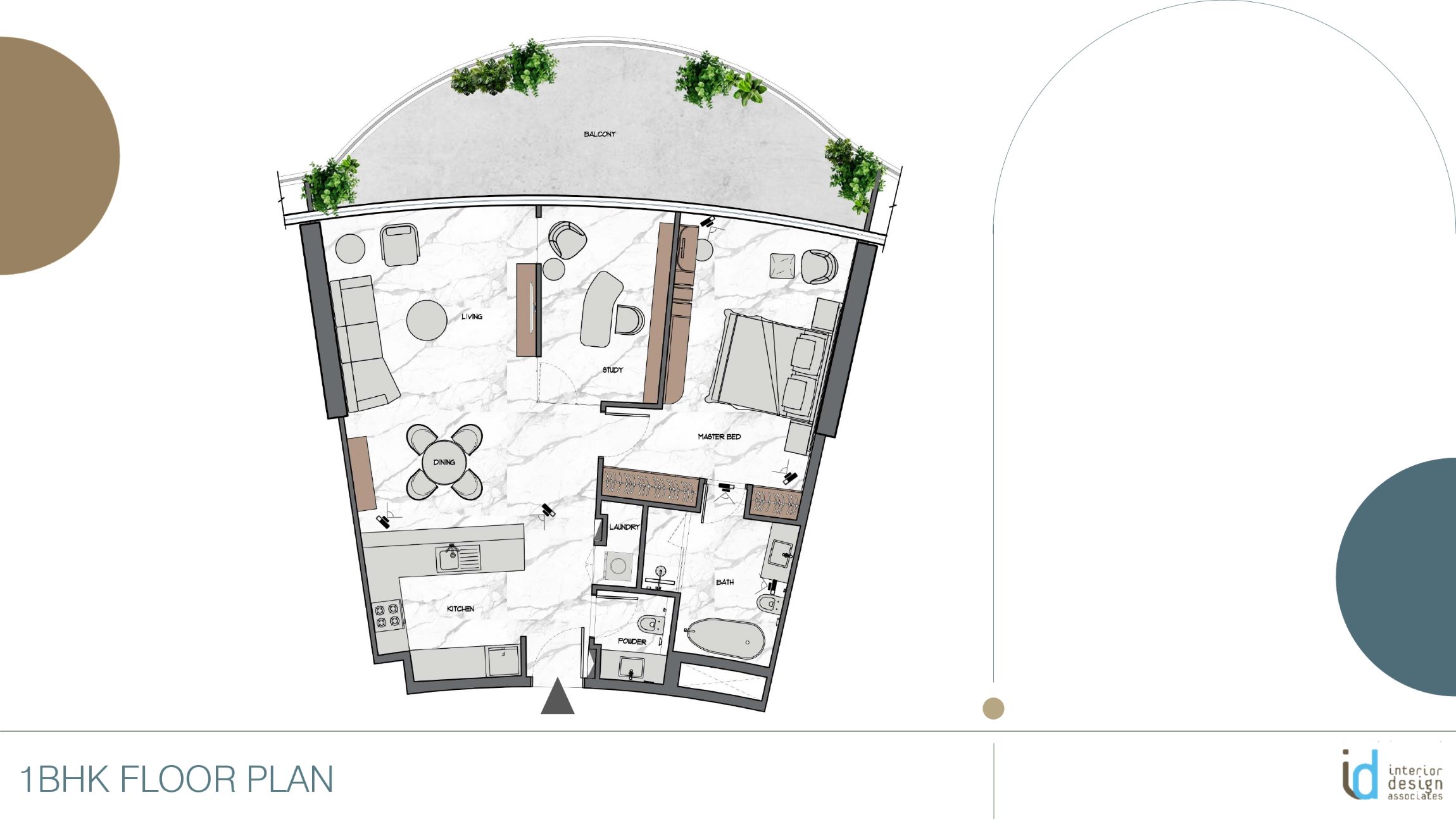 Aqua Arc - 1 Bedroom Apartment