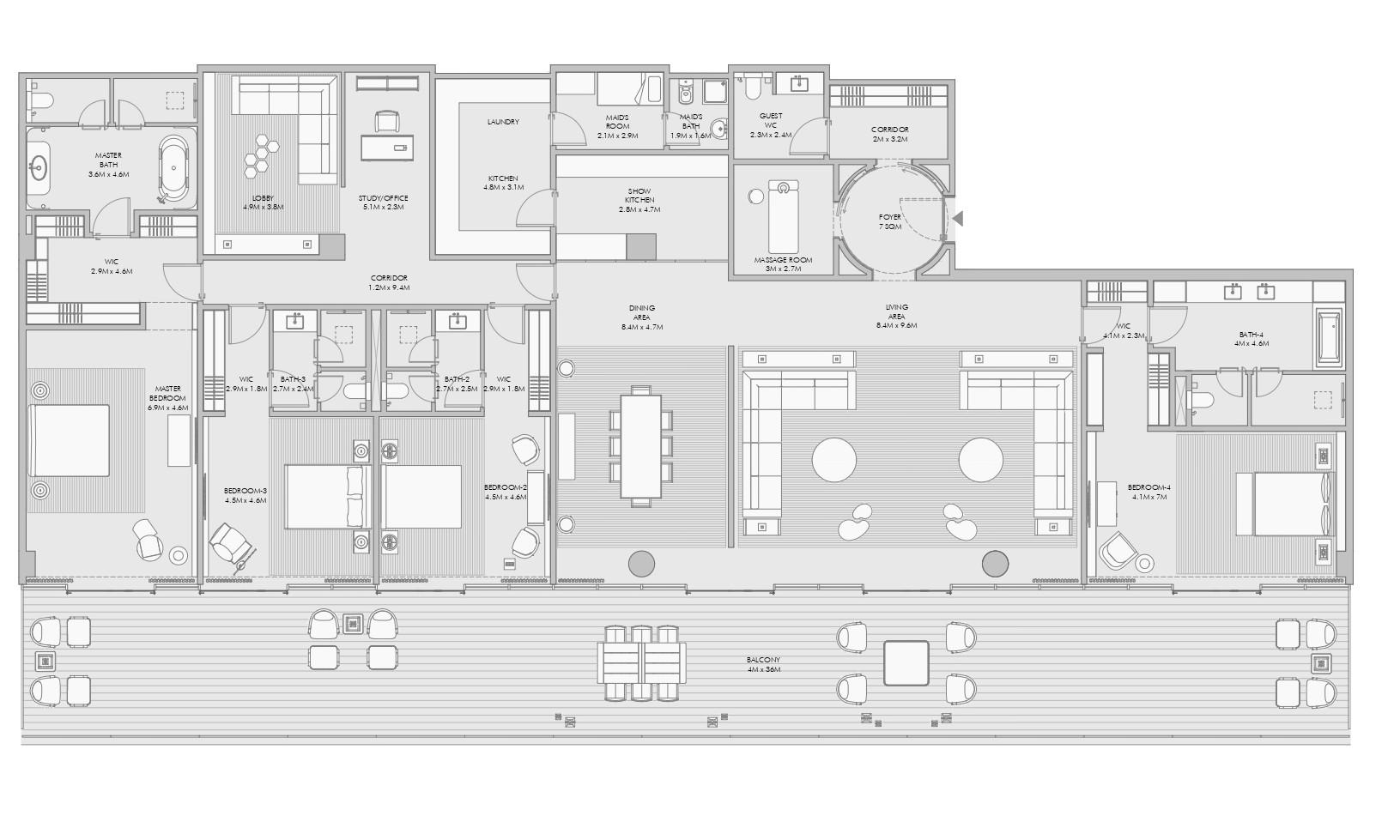 Armani Beach Residences - 4 Bedroom Apartment