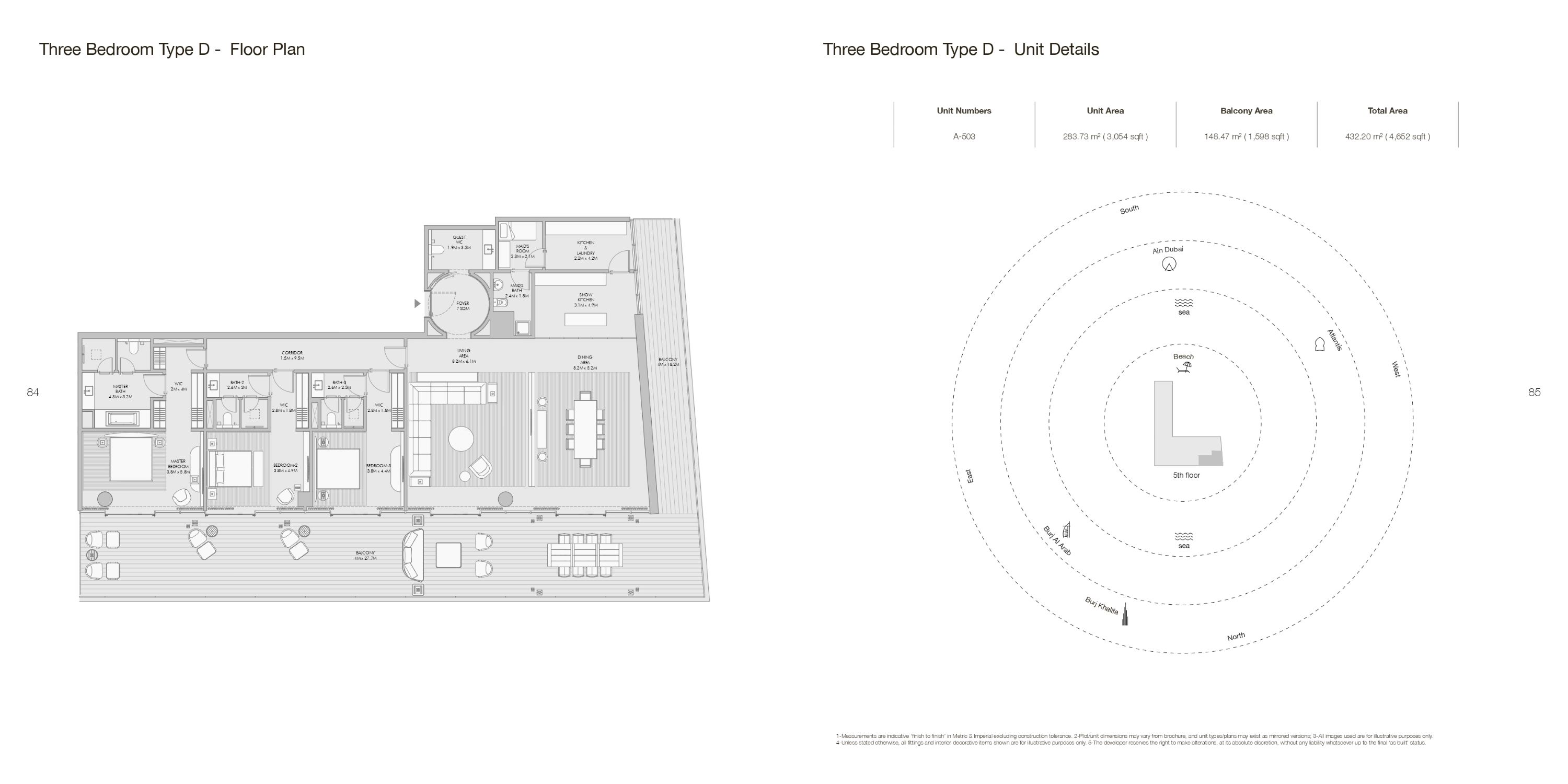 Armani Beach Residences - 3 Bedroom Apartment