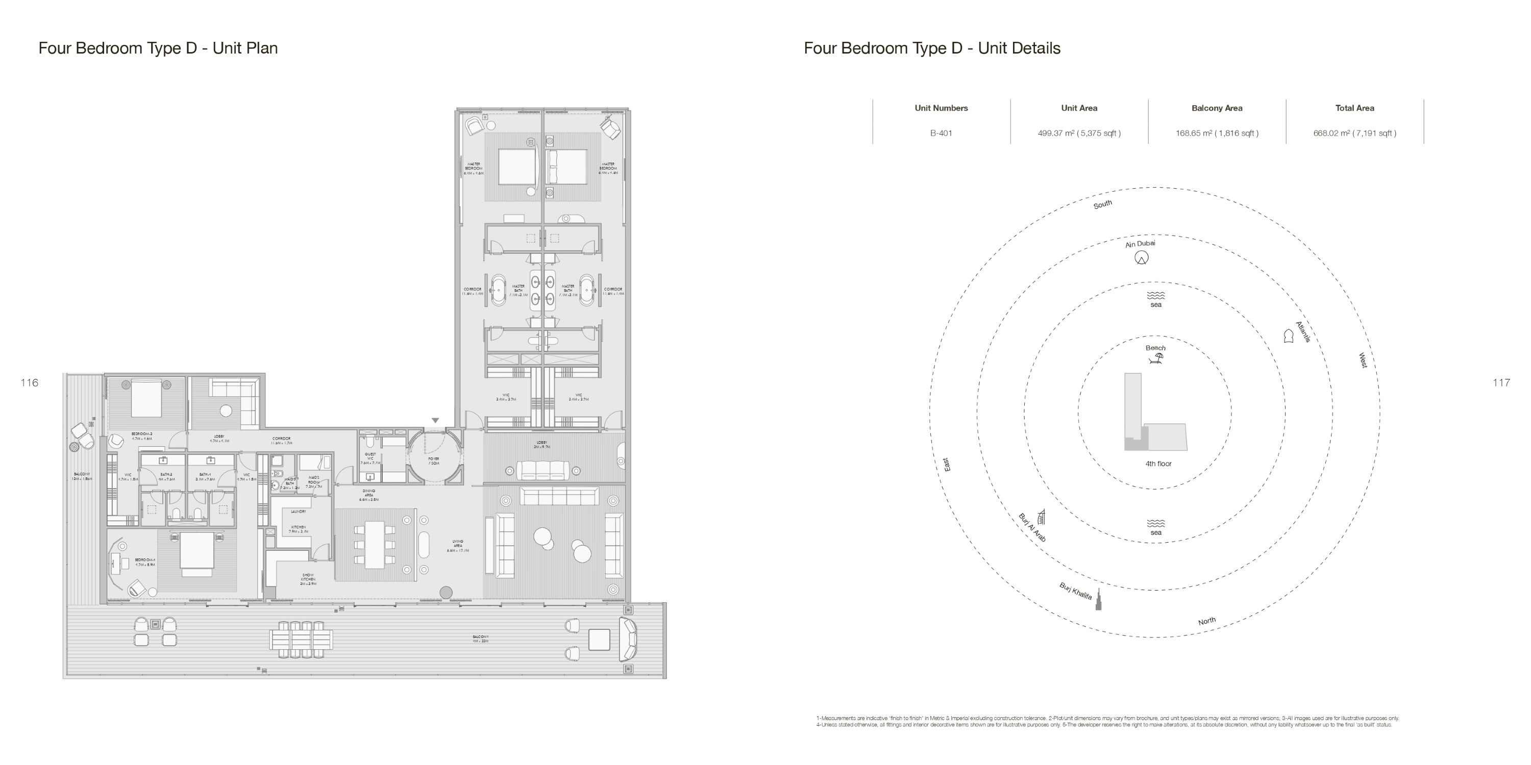 Armani Beach Residences - 4 Bedroom Apartment