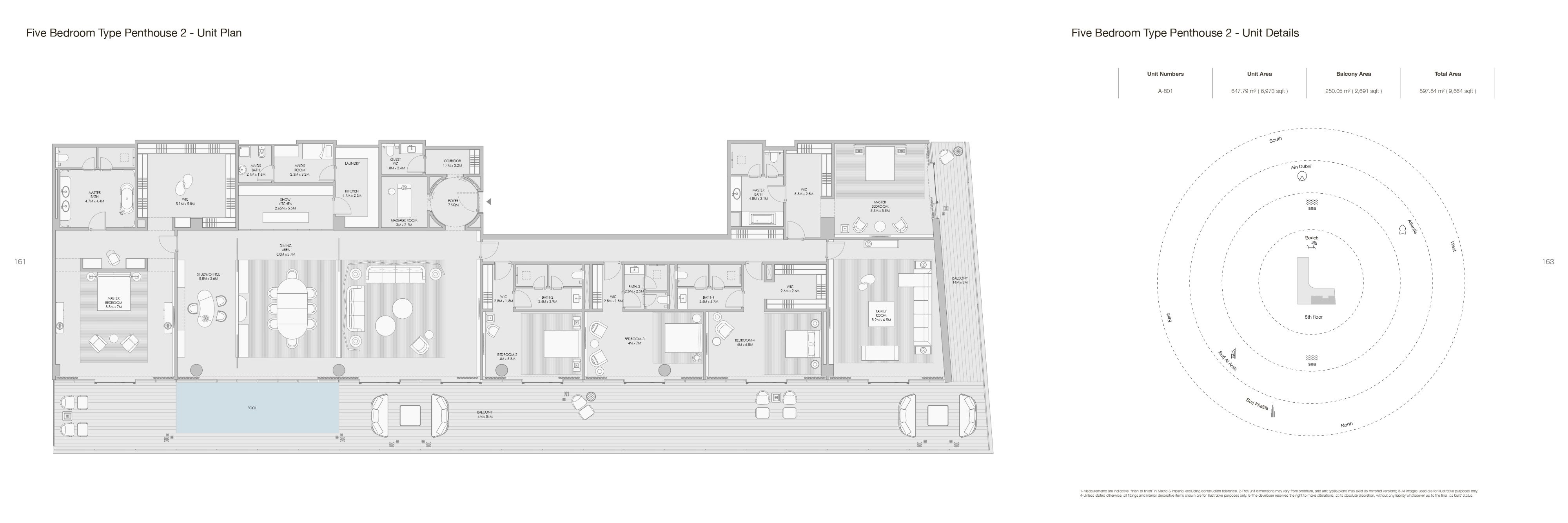 Armani Beach Residences - 5 Bedroom Apartment + Penthouse