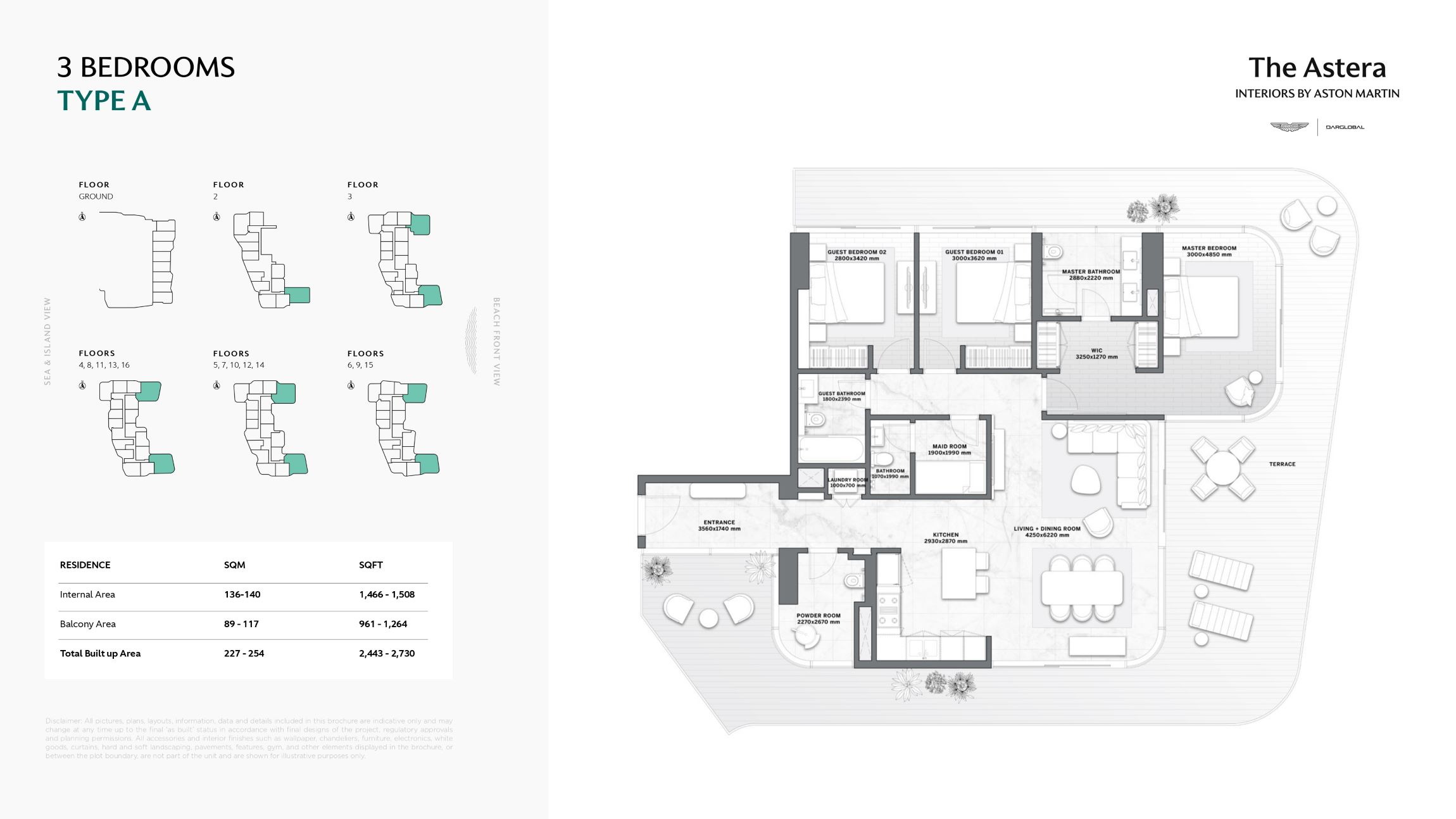 Aston Martin Residences - 3 Bedroom Apartment