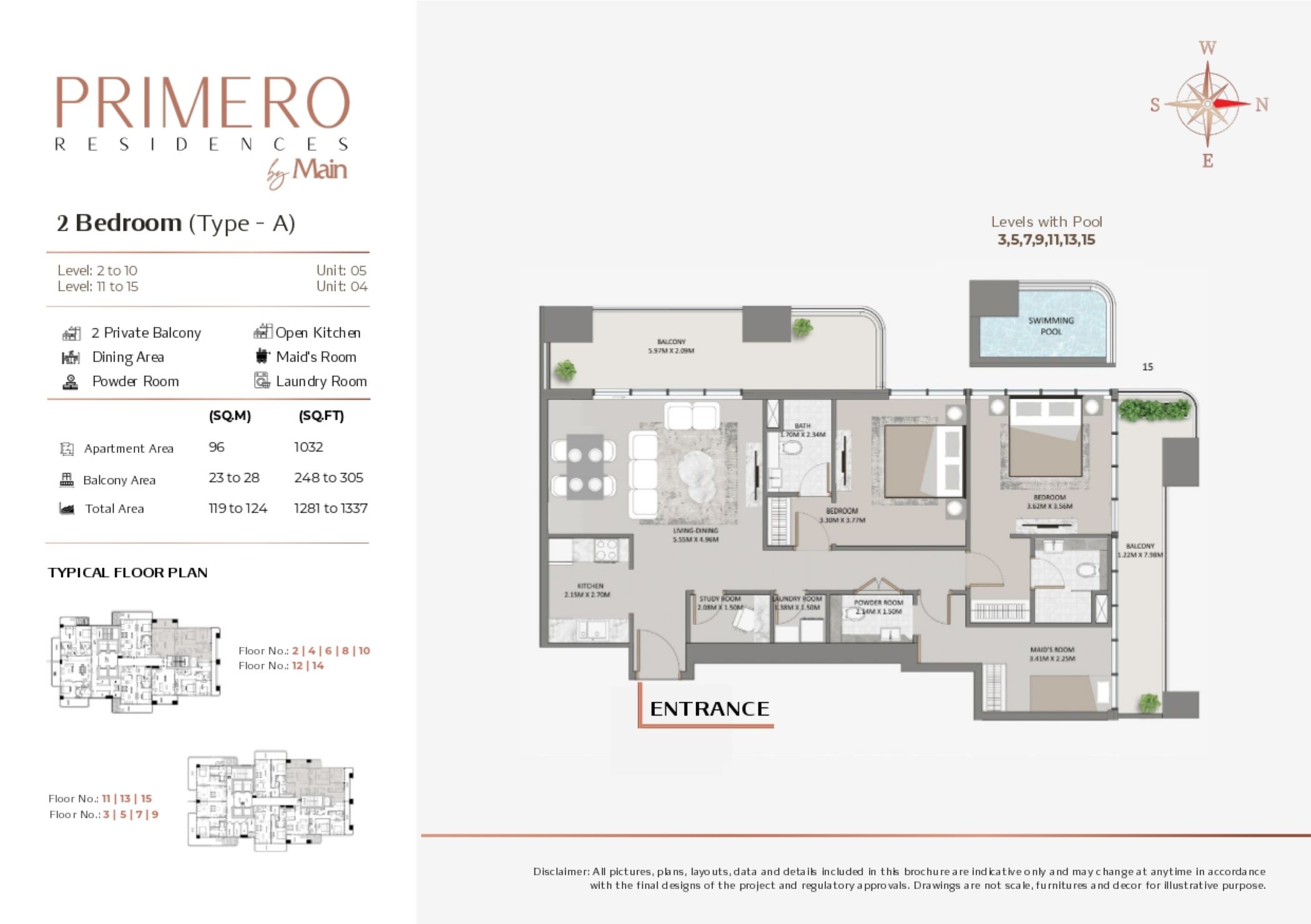 PRIMERO RESIDENCES -2 Bedroom Apartment