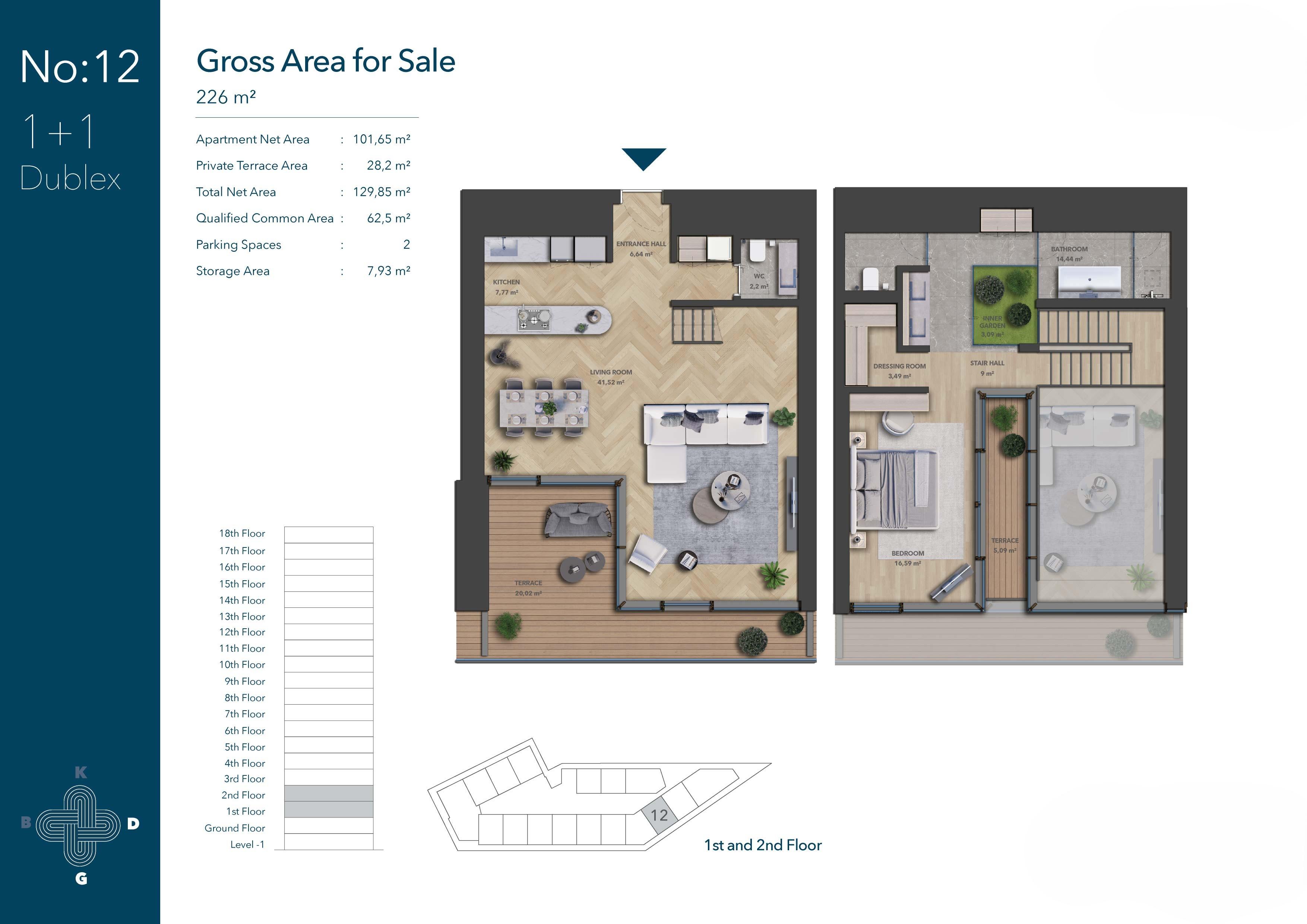 Ataköy Marinada Residence: Luxury 1+1 Dublex Apartment Waterfront in Istanbul - Suitable for Citizenship