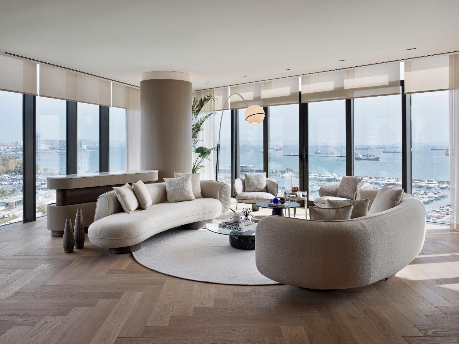 Ataköy Marinada Residence: Luxury 1+1 Dublex Apartment Waterfront in Istanbul - Suitable for Citizenship
