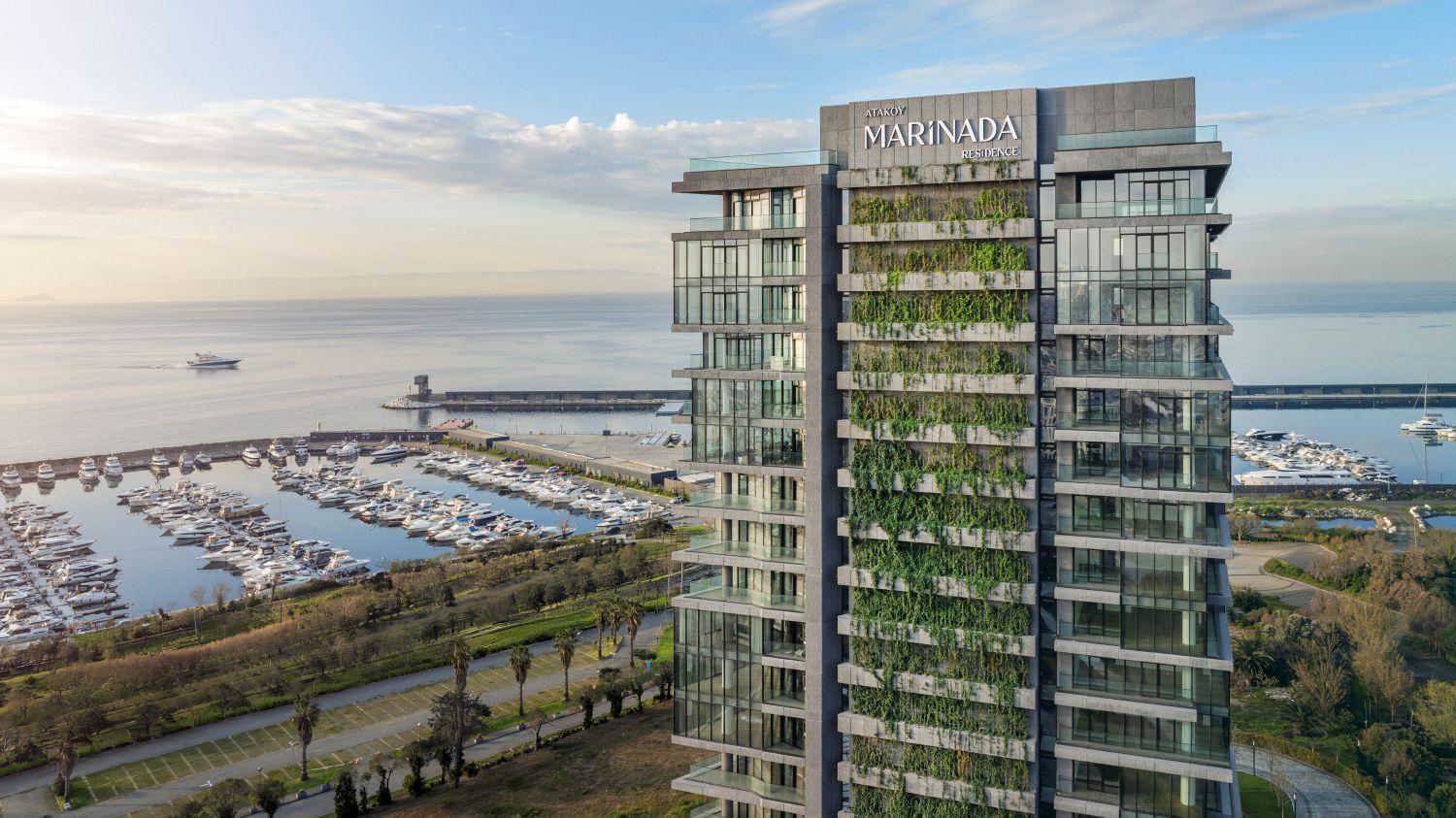 Ataköy Marinada Residence: Luxury 1+1 Dublex Apartment Waterfront in Istanbul - Suitable for Citizenship