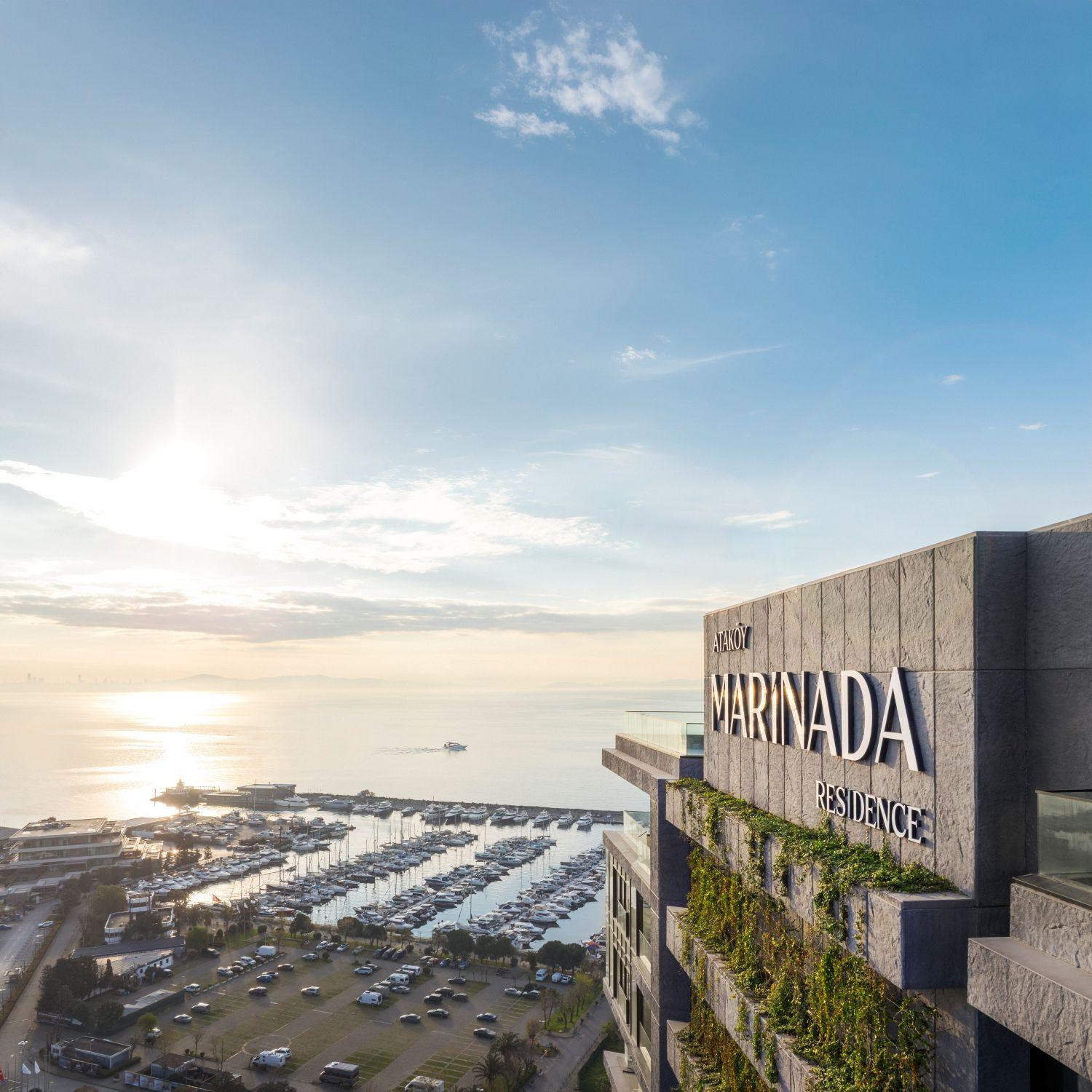 Ataköy Marinada Residence: Luxury 1+1 Dublex Apartment Waterfront in Istanbul - Suitable for Citizenship
