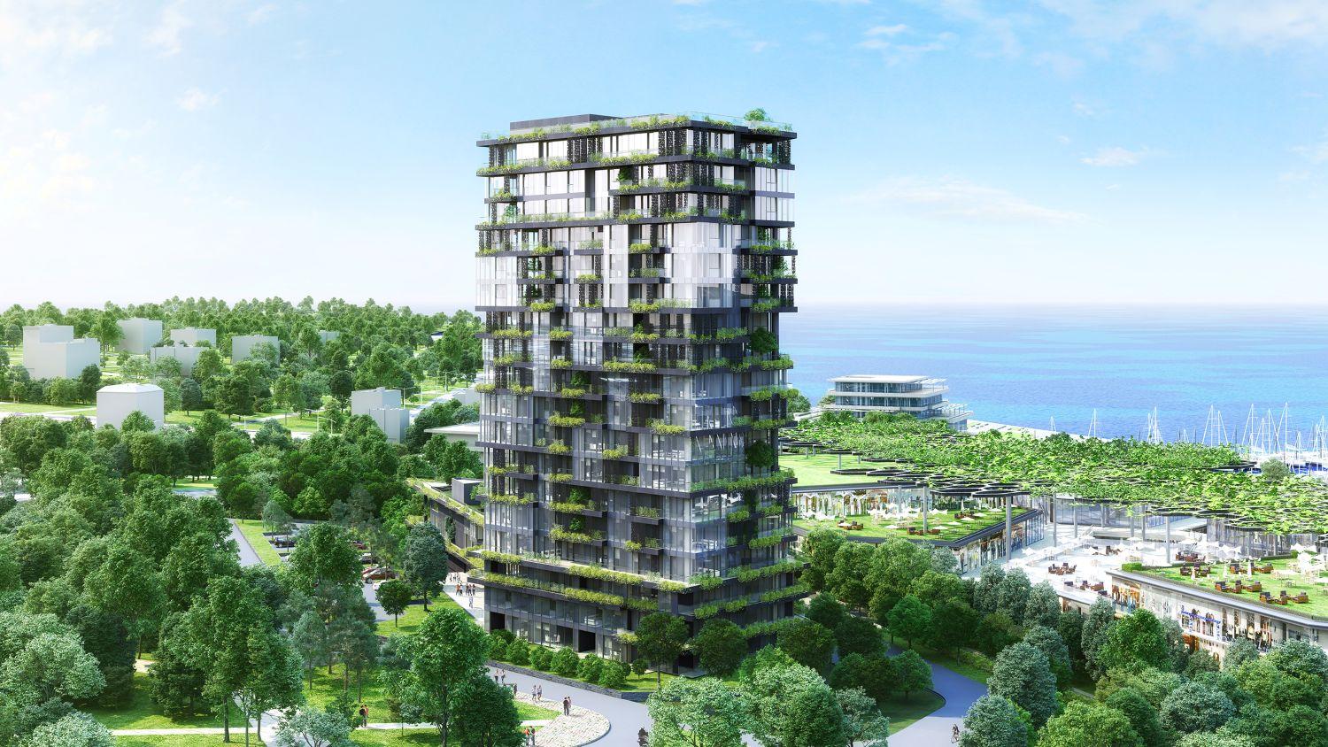 Ataköy Marinada Residence: Luxury 1+1 Dublex Apartment Waterfront in Istanbul - Suitable for Citizenship