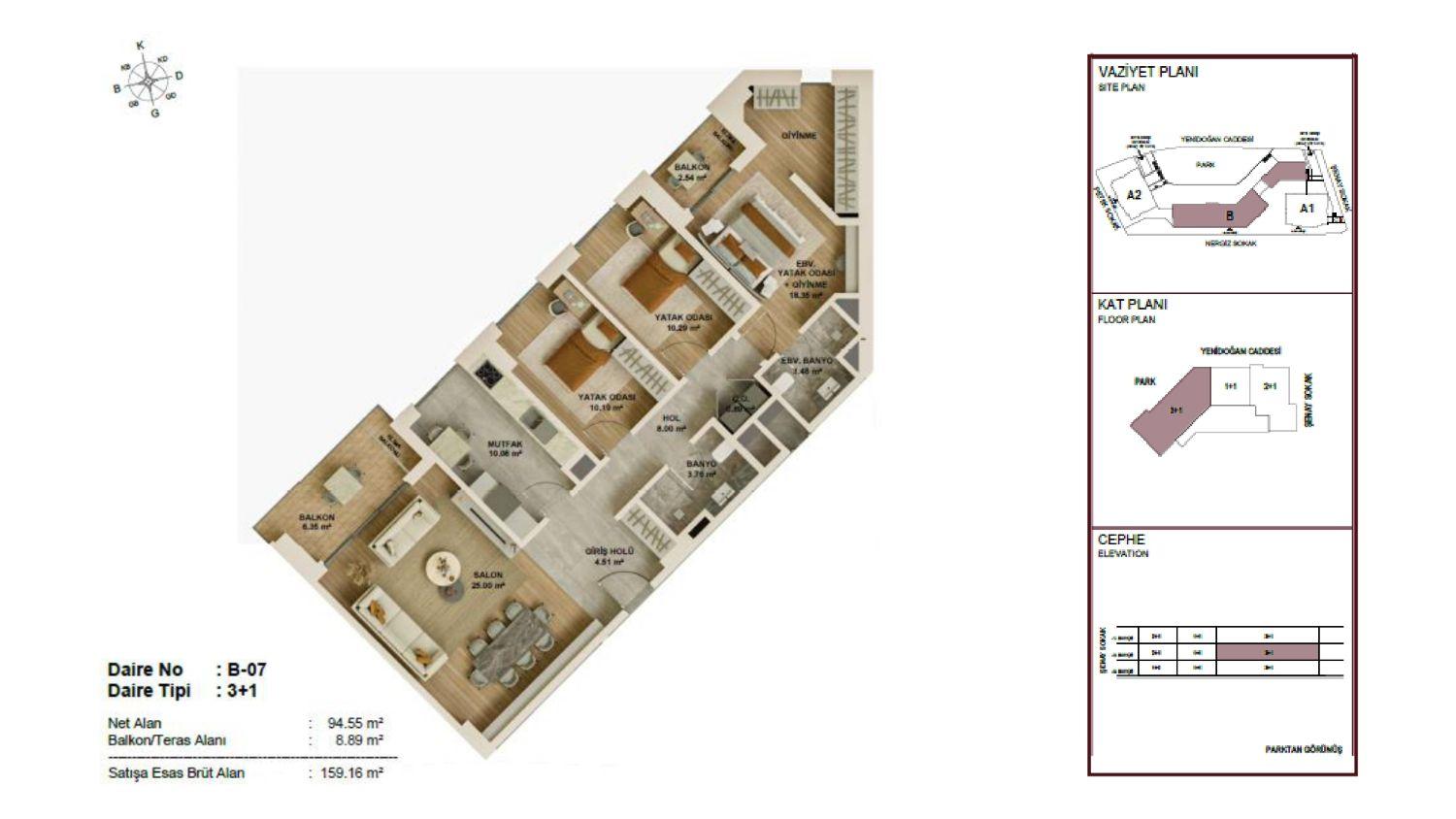 Ataşehir 173: Luxury 3+1 Apartment - Suitable for Citizenship