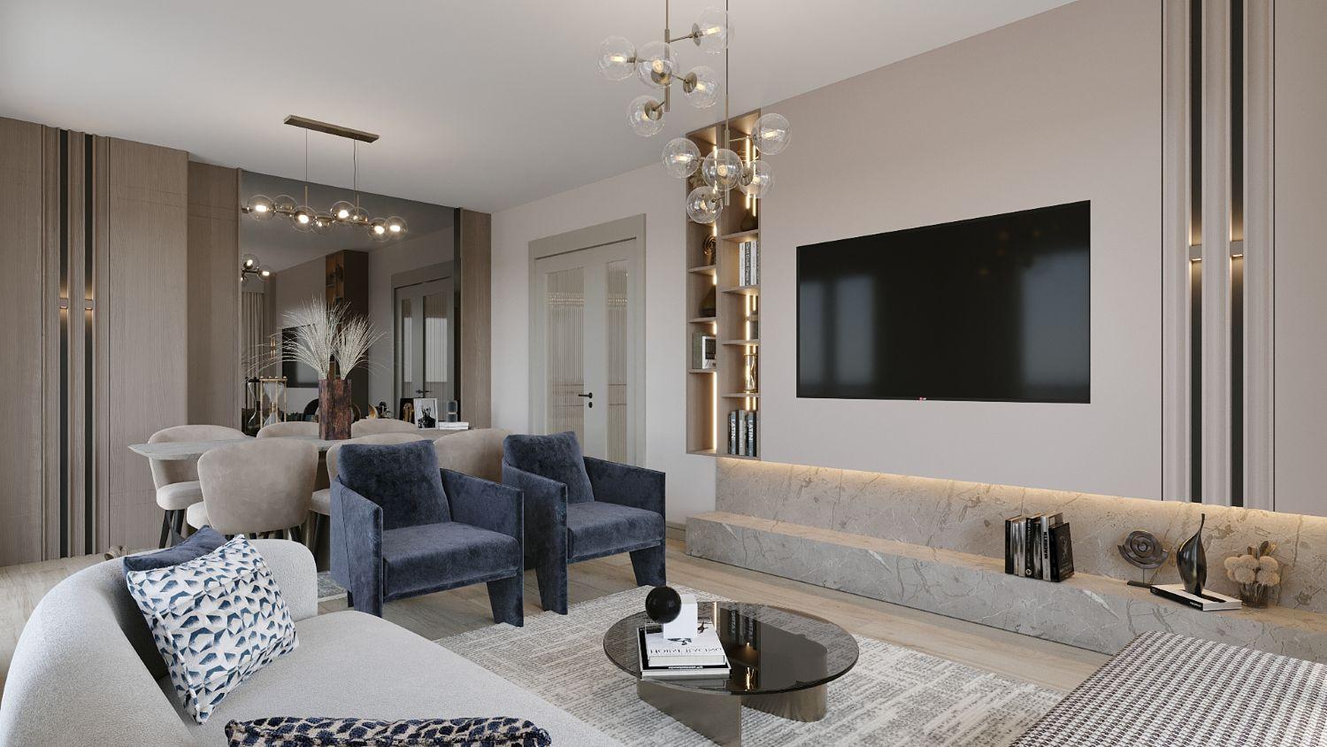 Avrupa Konutları Güneşli: Luxury 2+1 Apartment - Suitable for Citizenship