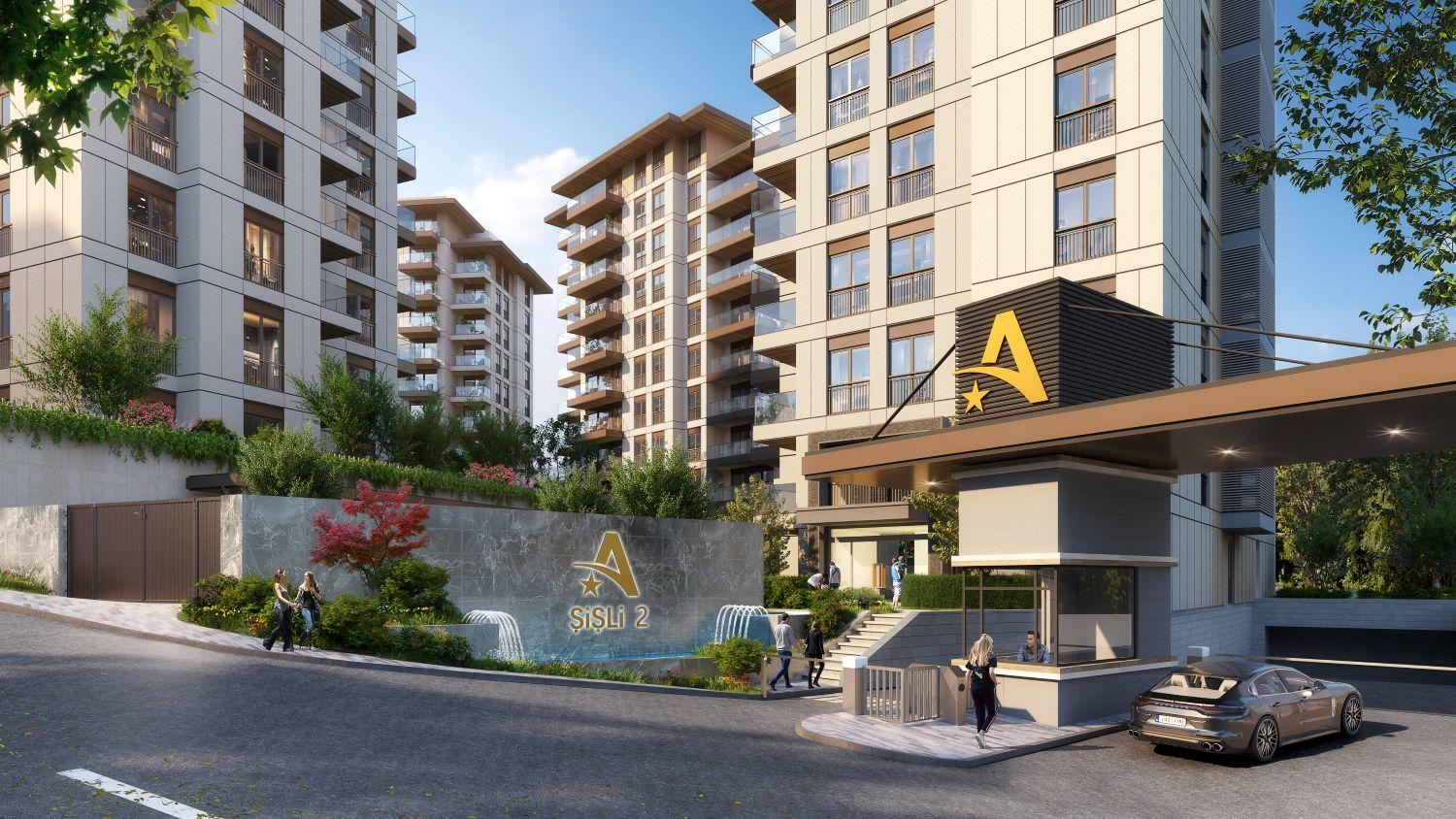 Luxury 1+1 Apartment in Avrupa Konutları Şişli 2 Project - Suitable for Citizenship