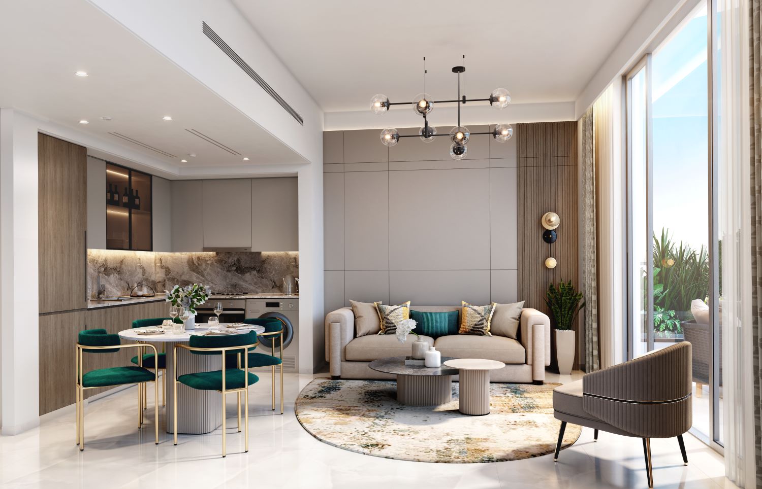 Azizi Milan - 2 Bedroom Apartment