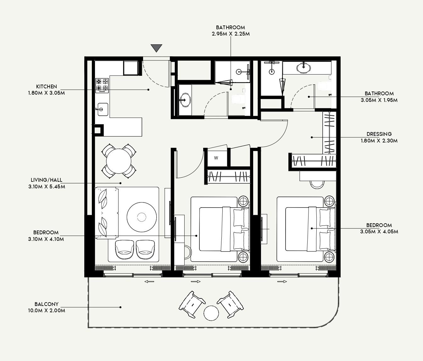 Azizi Venice - 2 Bedroom Apartment - The New Jewel of Dubai South