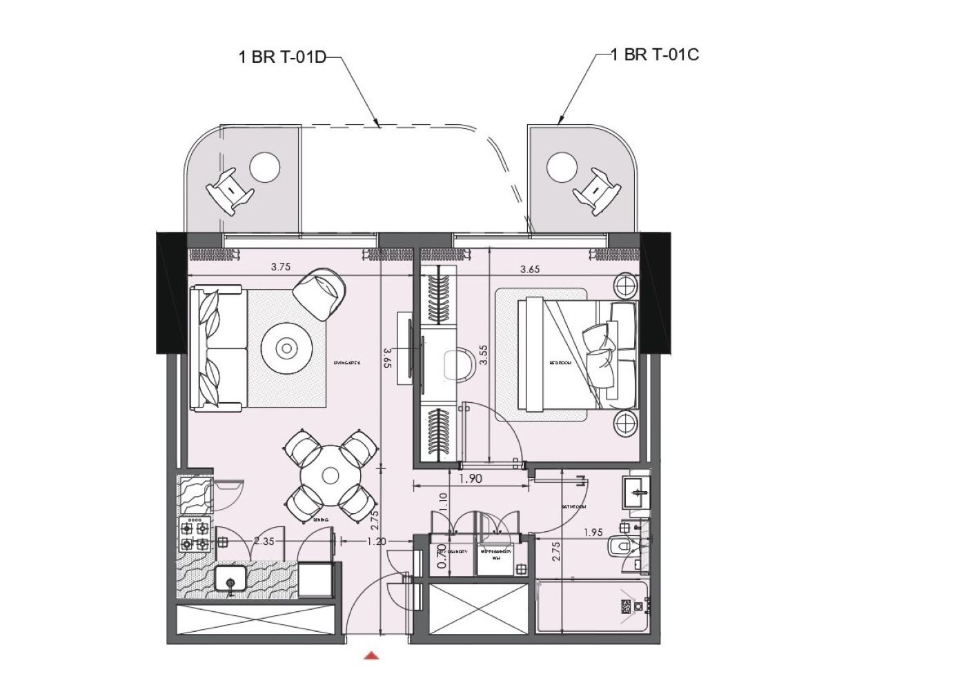 Azizi Wasel - 1 Bedroom Apartment