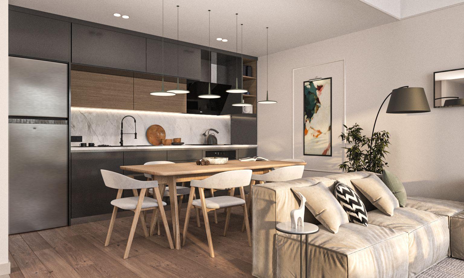 Azure Teras: Kağıthane'de Lüks 2+1 Daire - Vatandaşlığa Uygun
