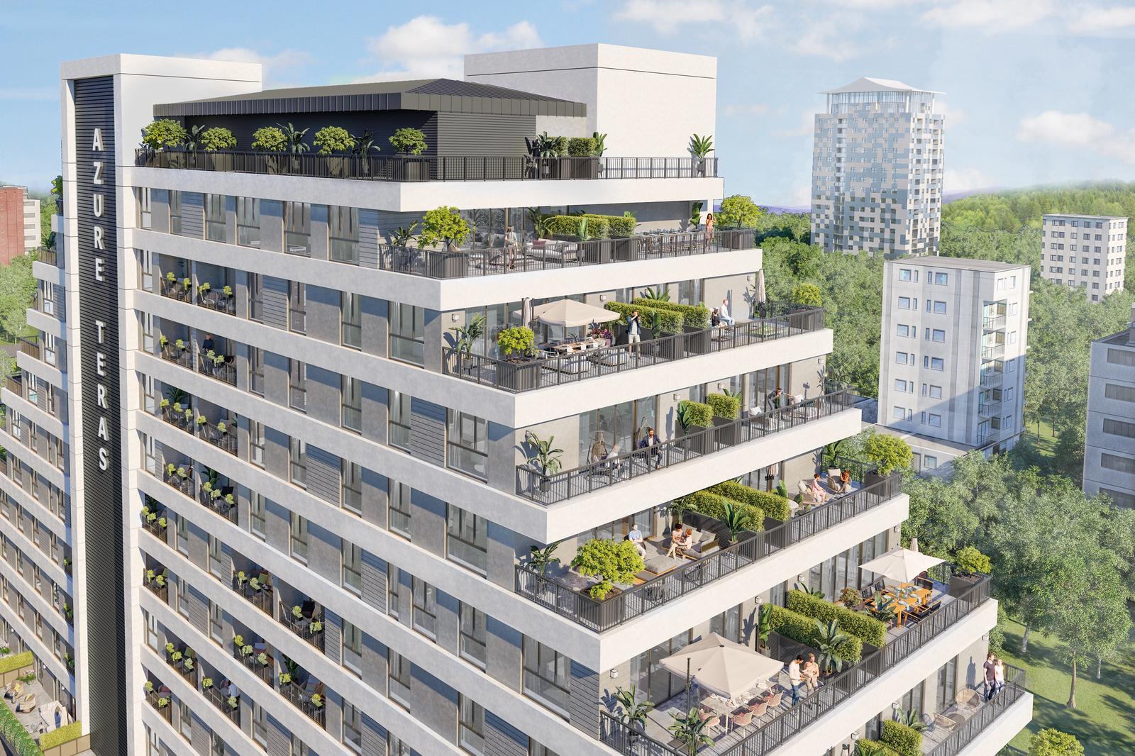 Azure Teras: Kağıthane'de Lüks 2+1 Daire - Vatandaşlığa Uygun