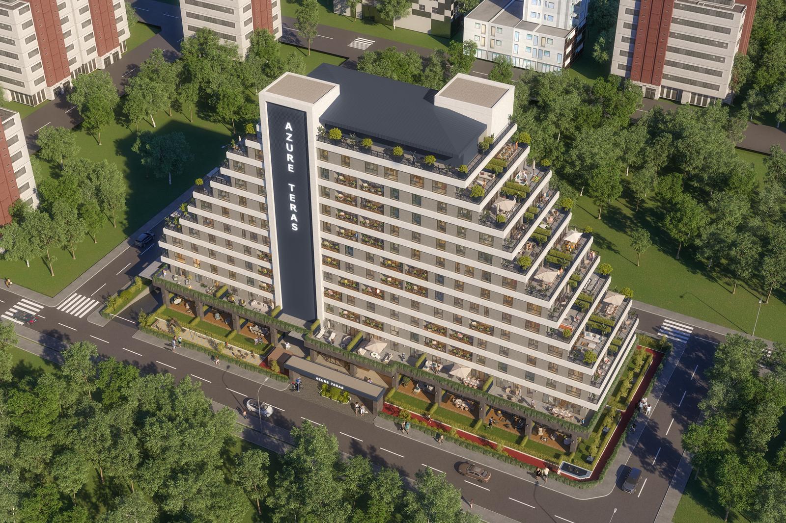 Azure Teras: Kağıthane'de Lüks 2+1 Daire - Vatandaşlığa Uygun