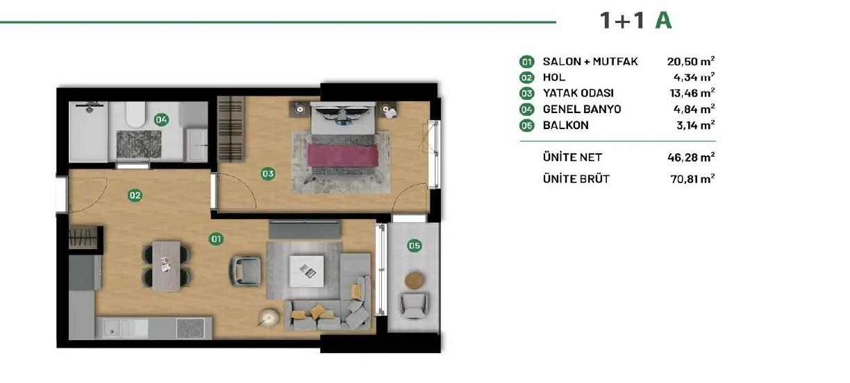 RAMS Park House Maslak – 1+1 Apartment – High Rental Yield Potential - Suitable for Citizenship