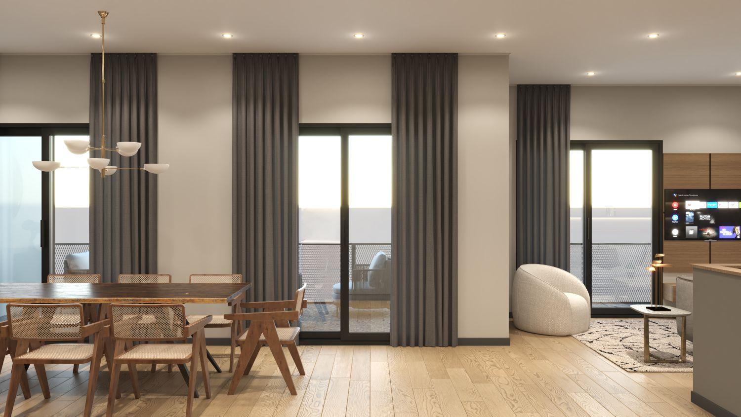 2+1 Apartment in House B Project Near Istanbul Airport and Metro - Eligible for Citizenship