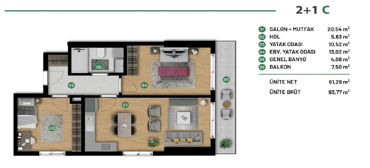 RAMS Park House Maslak – 2+1 Apartment – High Rental Yield Potential - Suitable for Citizenship