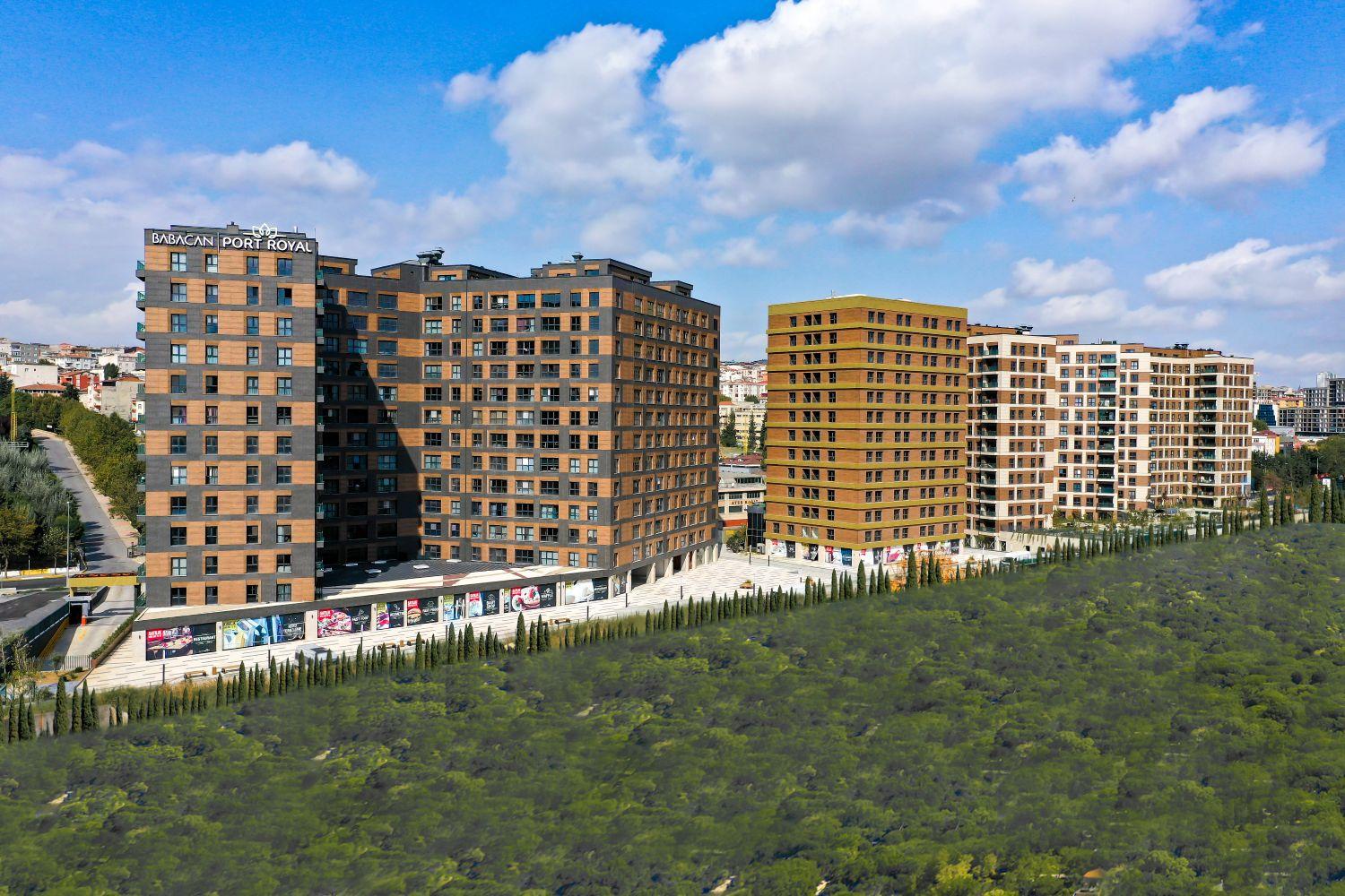 Babacan Port Royal Küçükçekmece: 1+1 Apartment for Sale