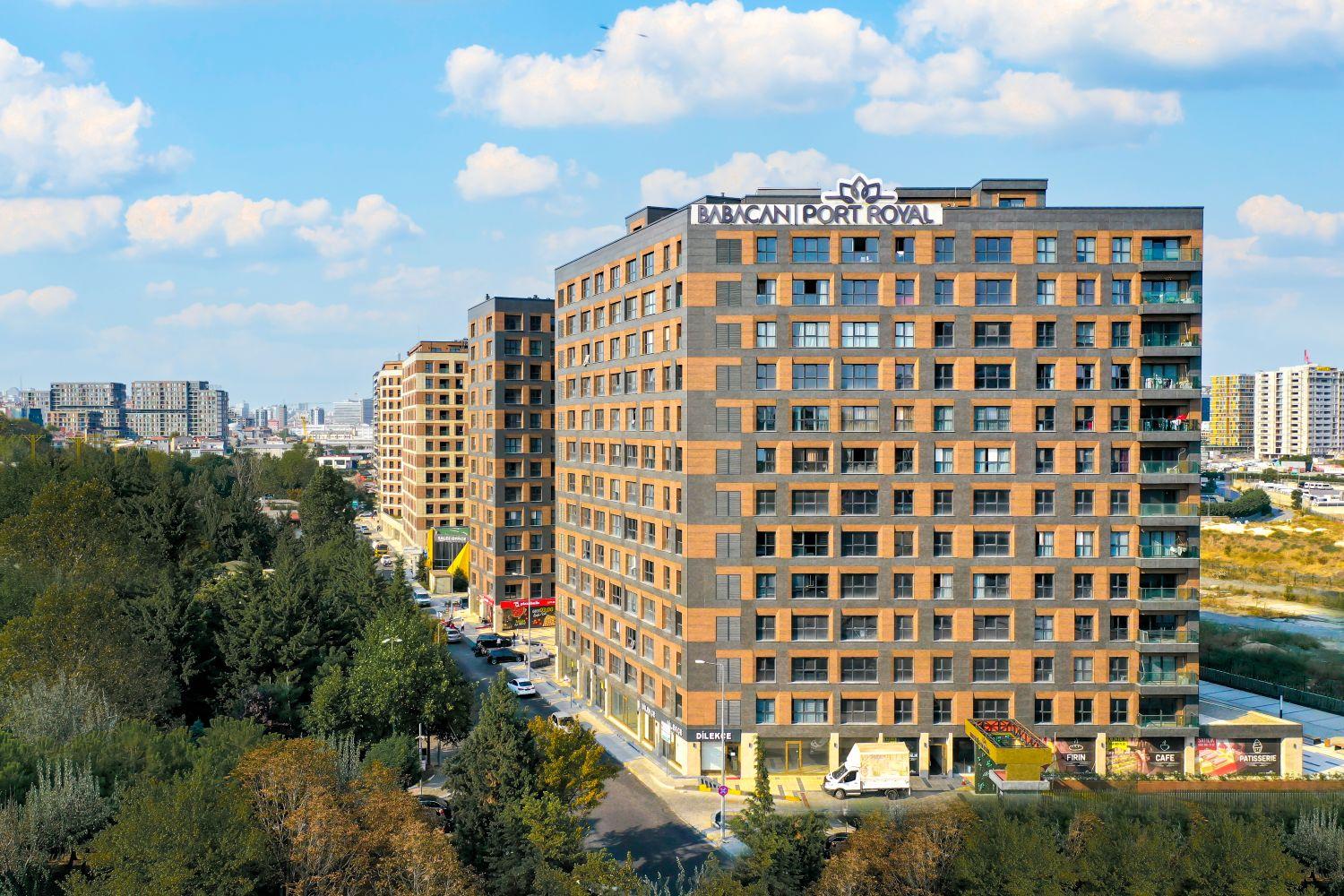 Babacan Port Royal Küçükçekmece: 1+1 Apartment for Sale
