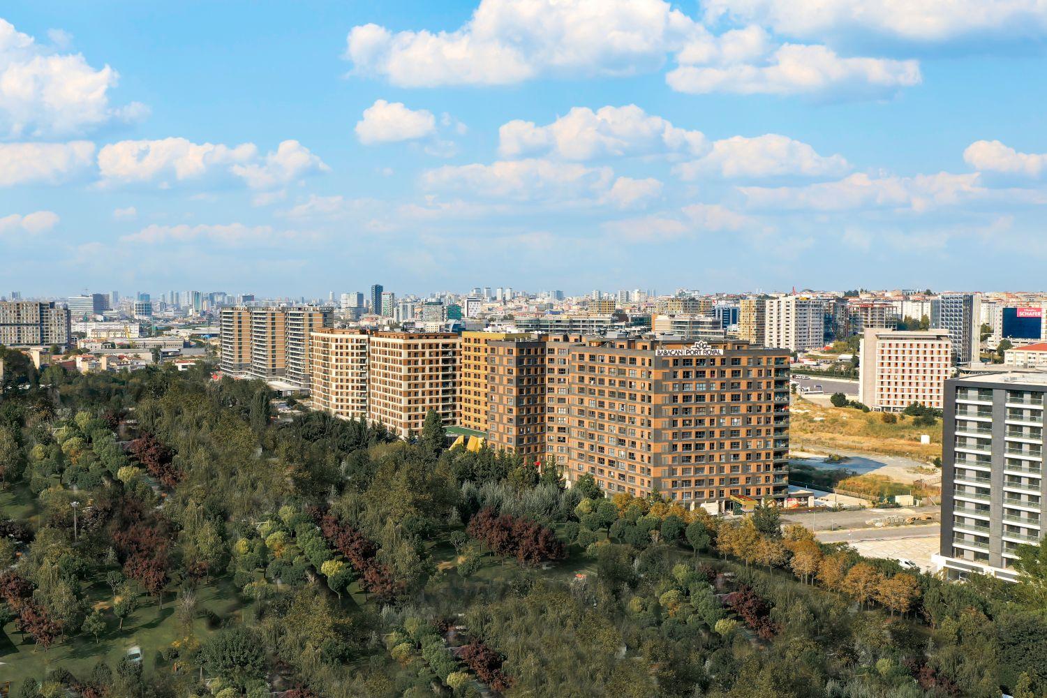 Babacan Port Royal Küçükçekmece: 1+1 Apartment for Sale