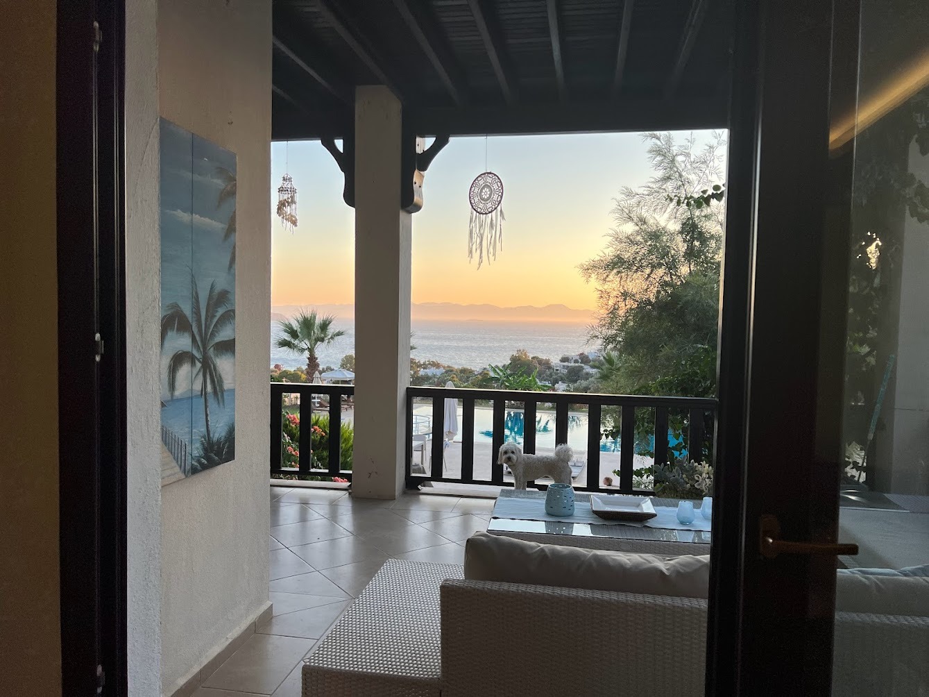 Apartamento dúplex de 3+1 con vistas al mar y a la piscina en el complejo Babil Gardens