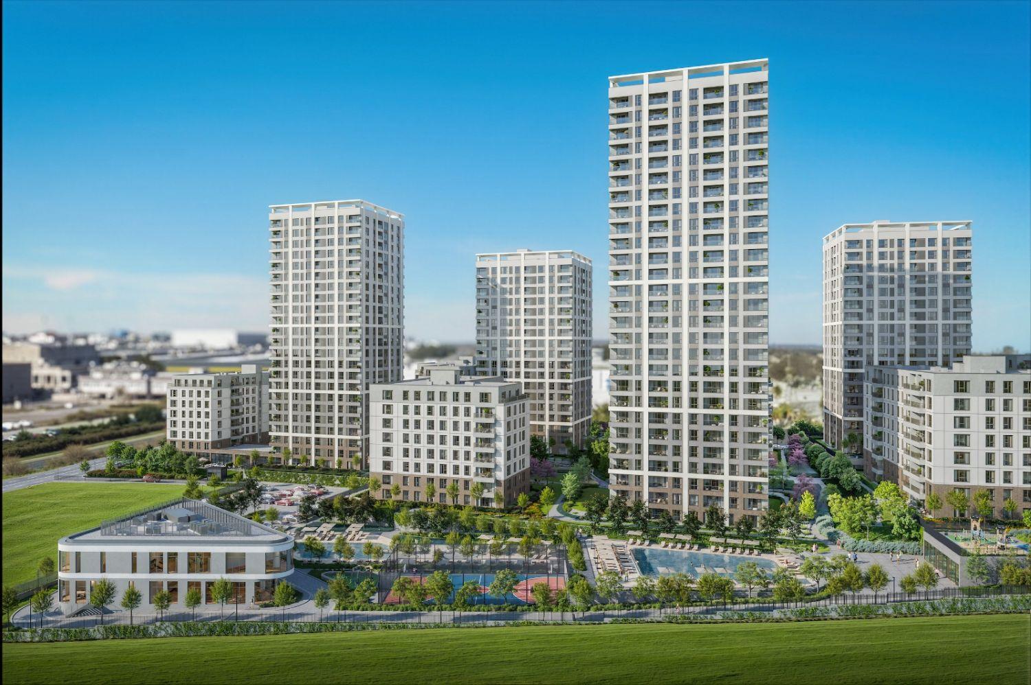 Bahçeada Bahçeşehir: Luxury 2x 2+1 & 1+1 Apartments in Esenyurt - Suitable for Citizenship