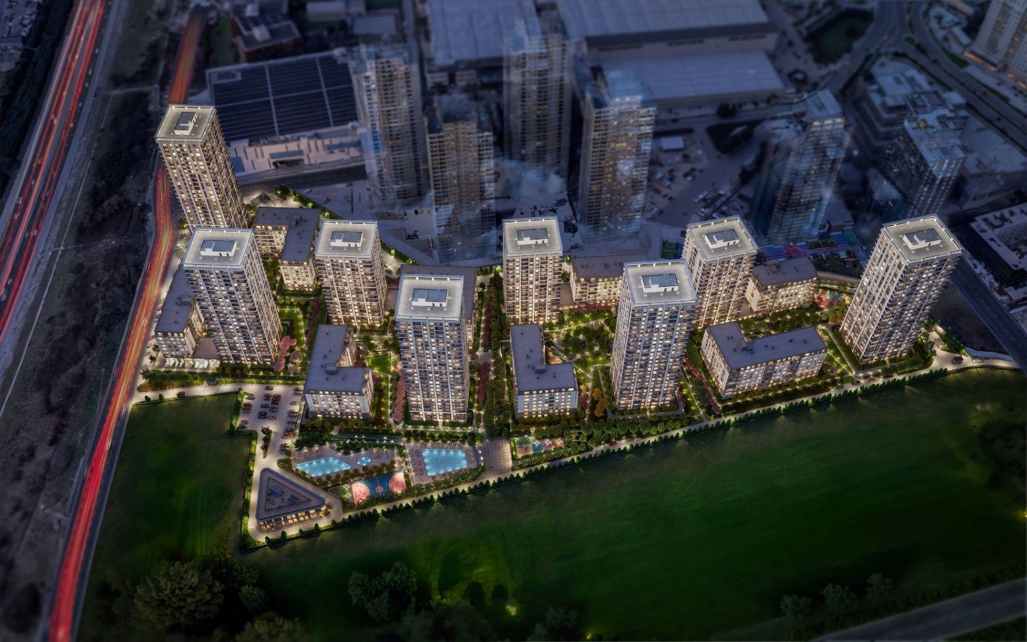 Bahçeada Bahçeşehir: Luxury 2x 2+1 & 1+1 Apartments in Esenyurt - Suitable for Citizenship