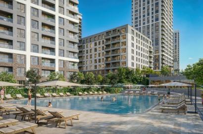 Bahçeada Bahçeşehir: Luxury 2x 2+1 & 1+1 Apartments in Esenyurt - Suitable for Citizenship
