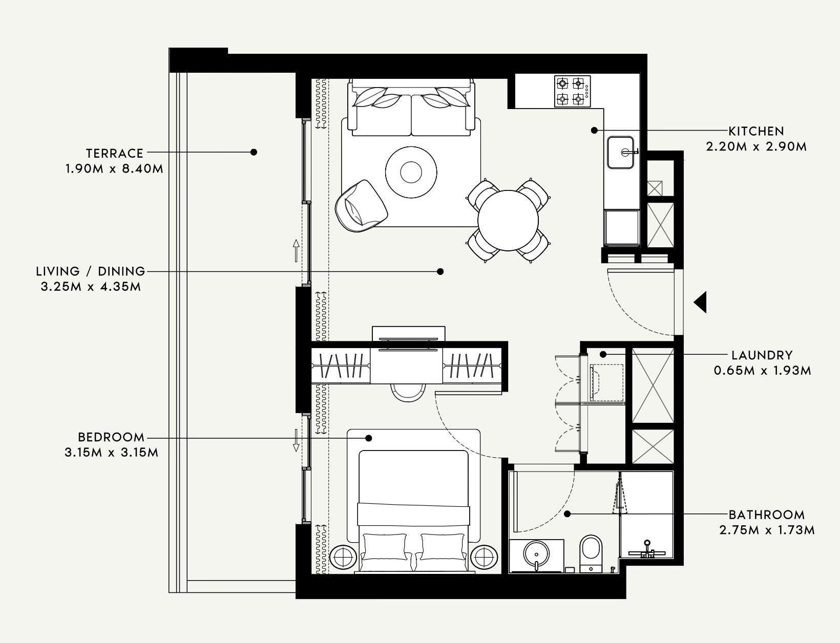 Beach Oasis 2 - 1 Odalı Daire - Dubai Studio City’de Yatırım Fırsatı