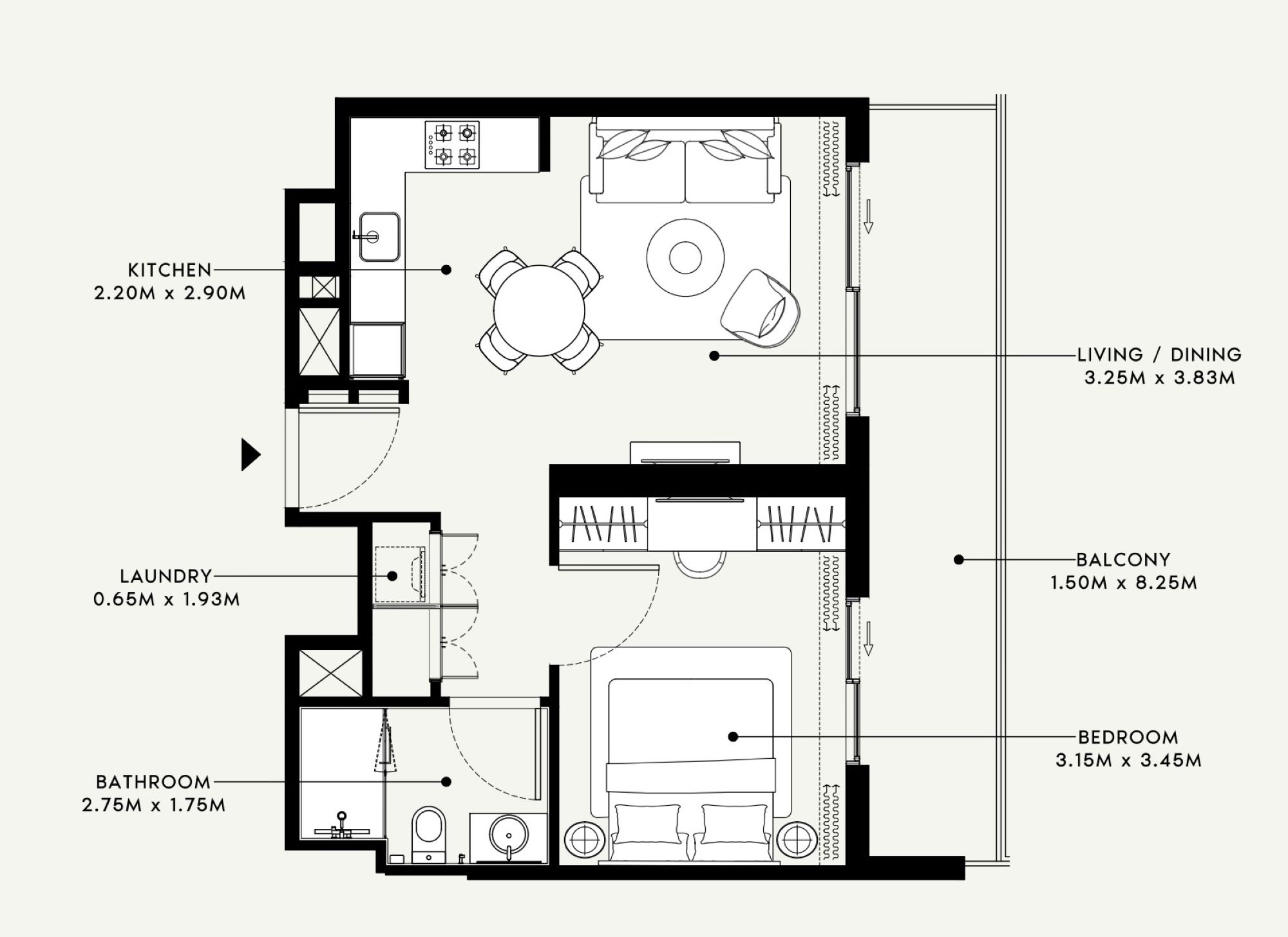 Beach Oasis 2 - 1 Bedroom Apartment