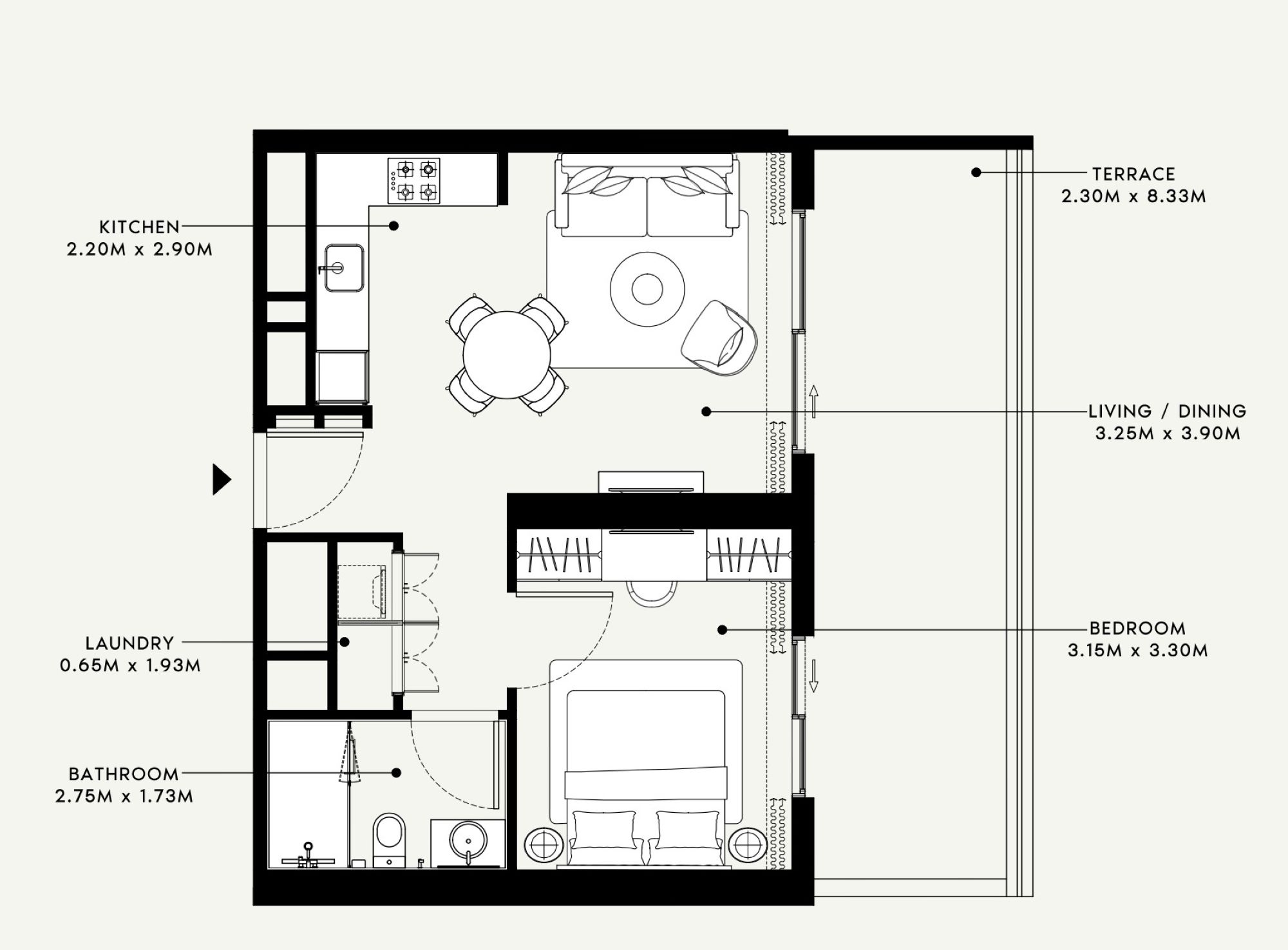 Beach Oasis 2 - 1 Bedroom Apartment