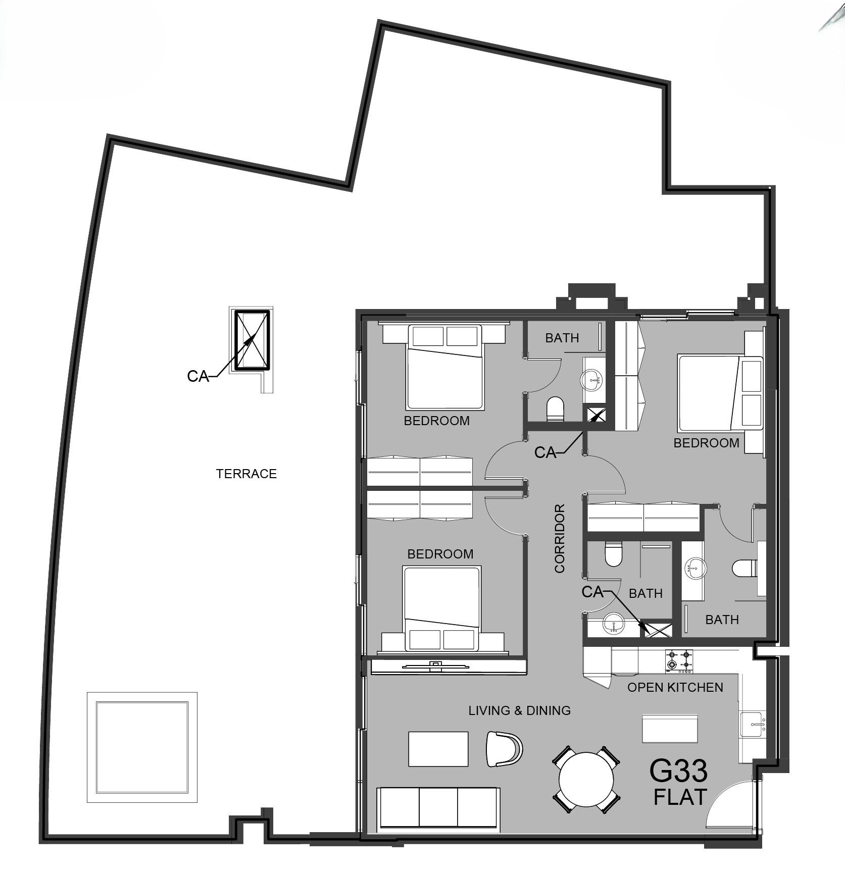 Berkeley Square by Prestige One - 3 Bedroom Apartment - Modern-Classical Luxury Residences in JVC