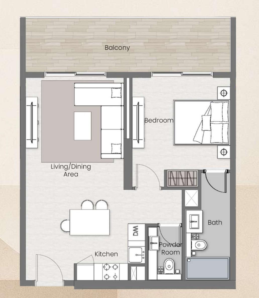 Beverly Park - 1 Bedroom Apartment