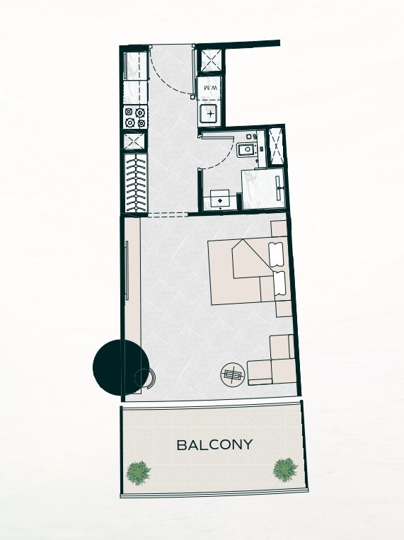 Binghatti Aquarise - Studio
