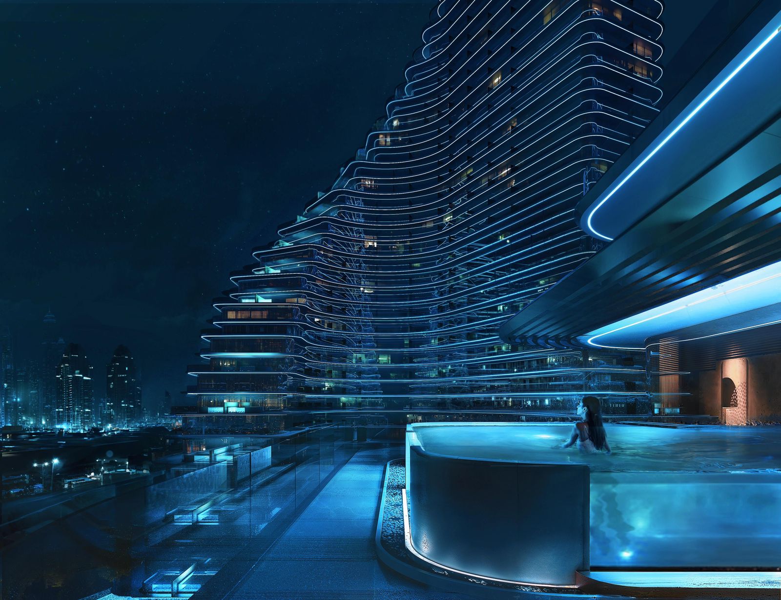 Binghatti Flare - 2 Bedroom Apartment + Pool
