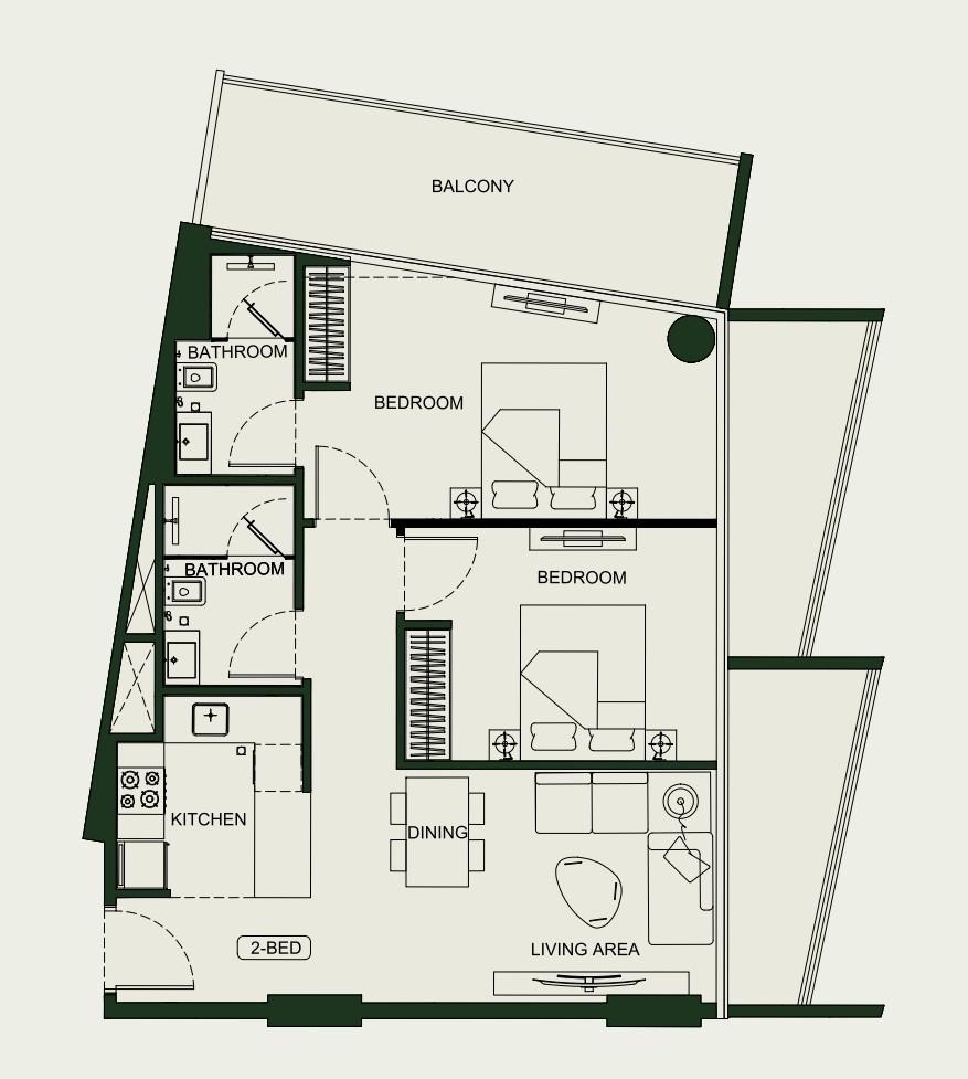 Binghatti Hillcrest - 2 Odalı Daire - Arjan’da Yatırım Fırsatı