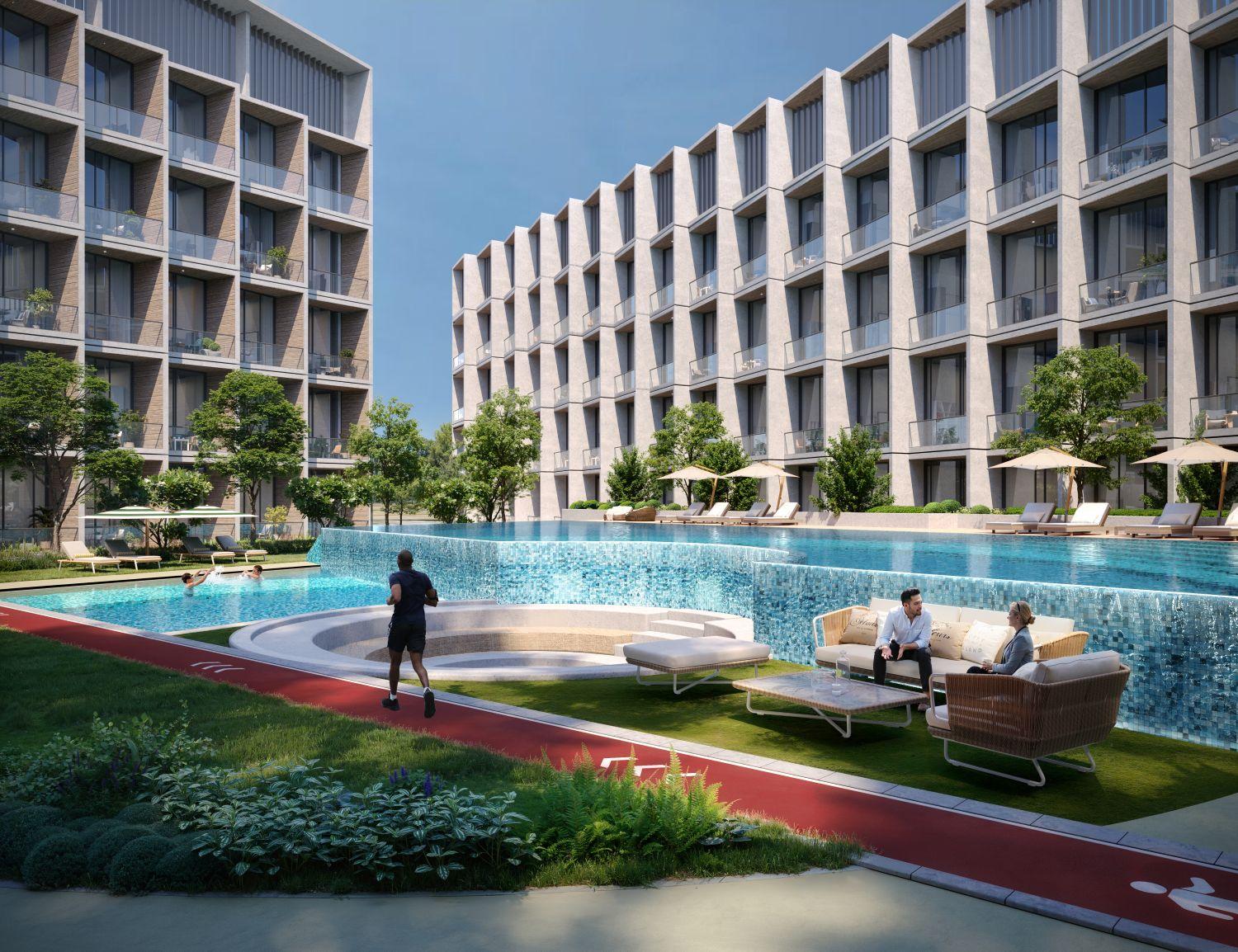 Binghatti Hillcrest - 1 Odalı Daire - Arjan’da Yatırım Fırsatı