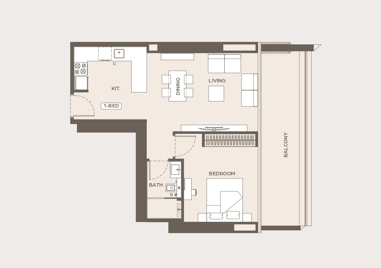 Binghatti Ivory - 1 Bedroom Apartment