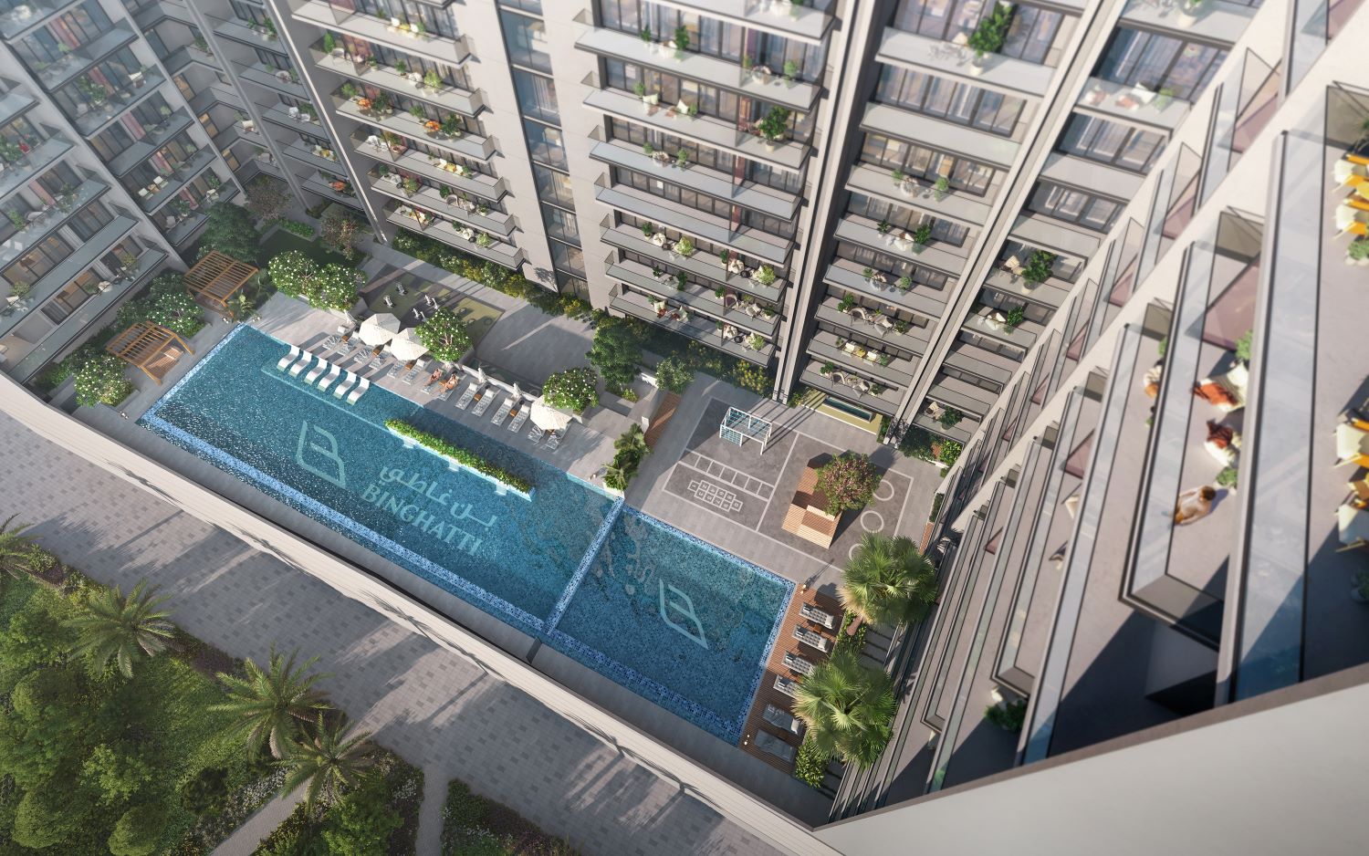 Binghatti Ruby - 2 Bedroom Royal Suite + Pool