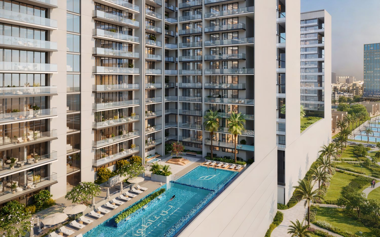 Binghatti Ruby - 2 Bedroom Royal Suite + Pool