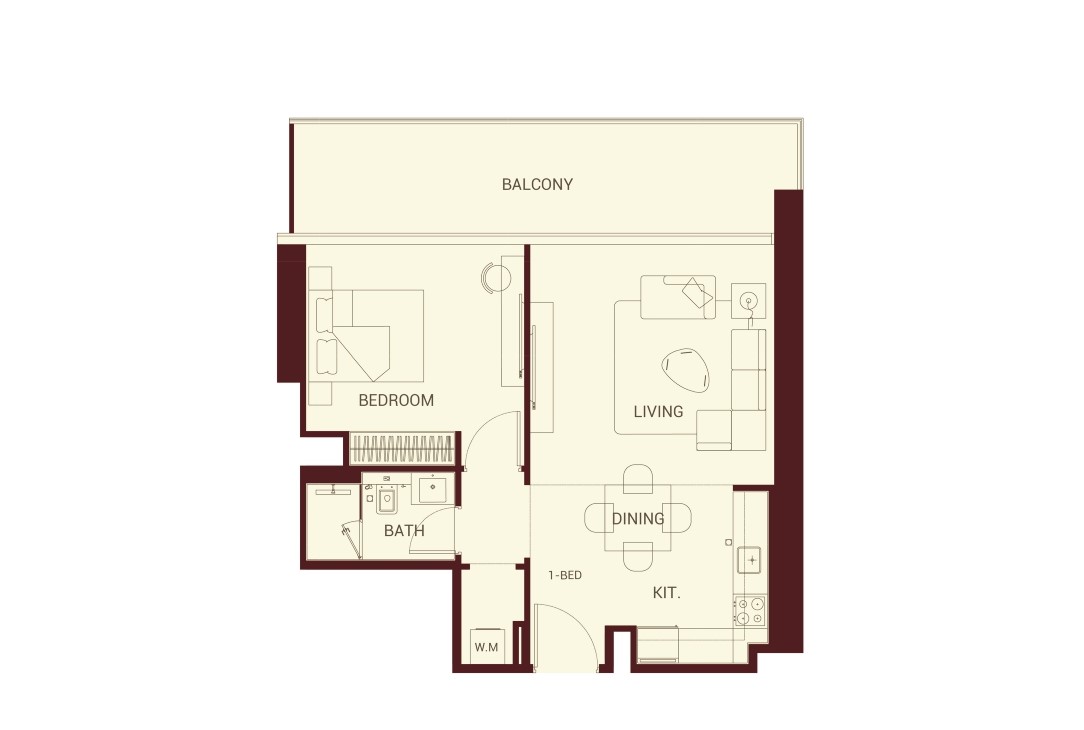 Binghatti Ruby - 1 Bedroom Apartment
