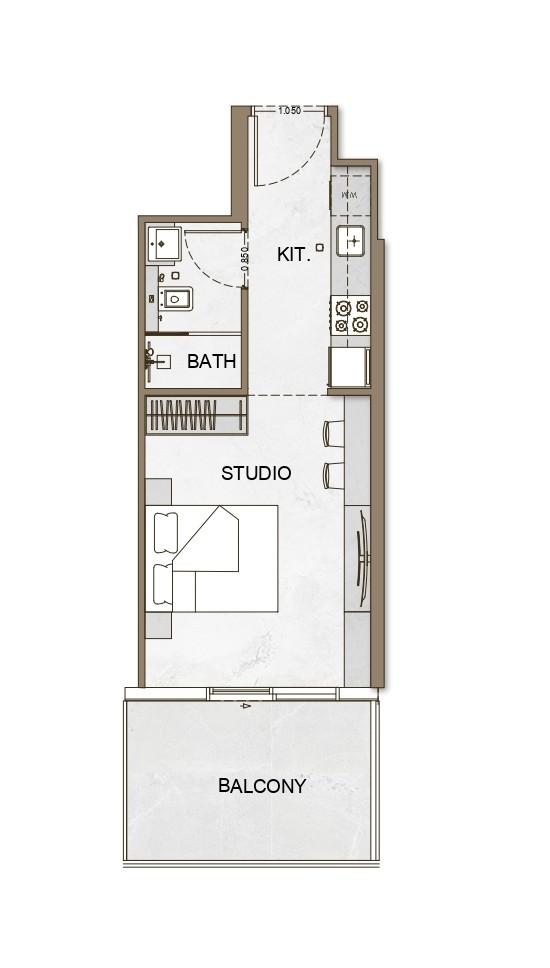 Binghatti Skyhall -  Studio